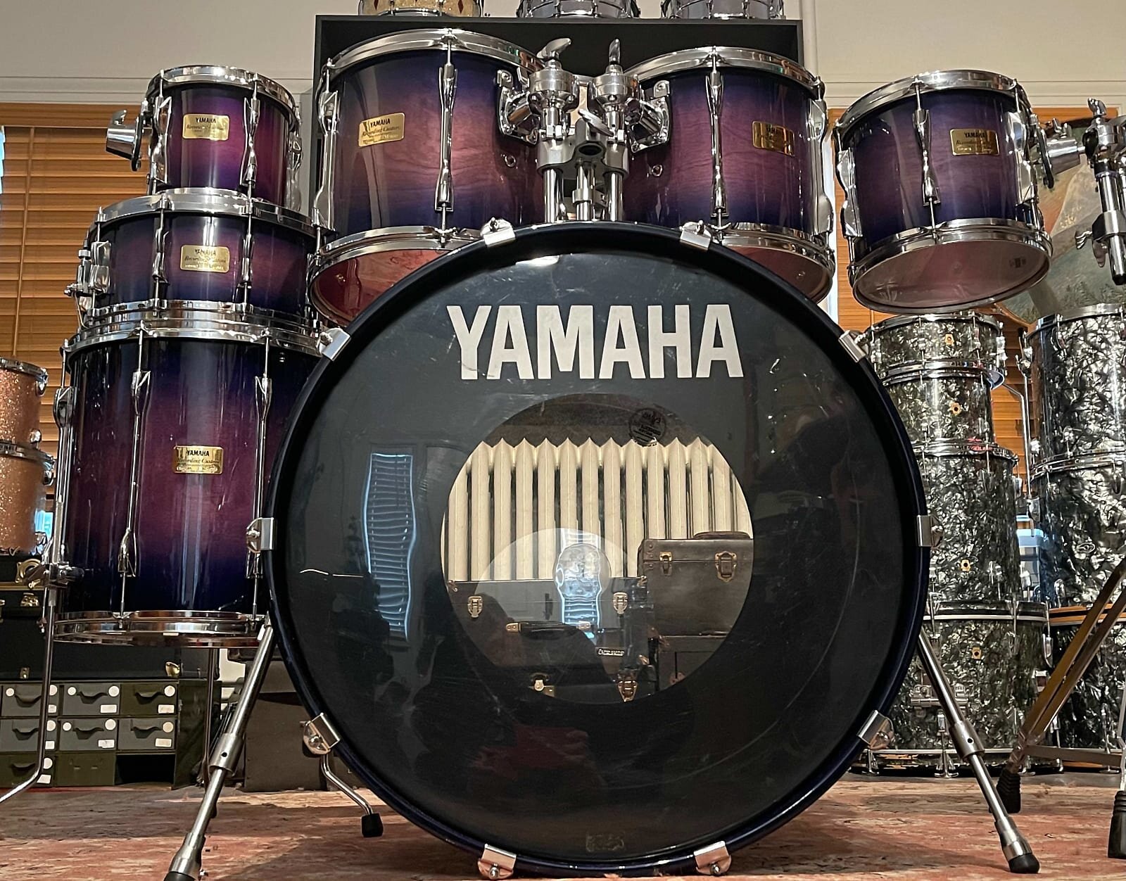 Yamaha Recording Custom 20th Anniversary Drum Set 24/8/10/12/13/16/14 —  Rochester Drum Trade | We Buy, Sell, Trade, Modern & Vintage Drums