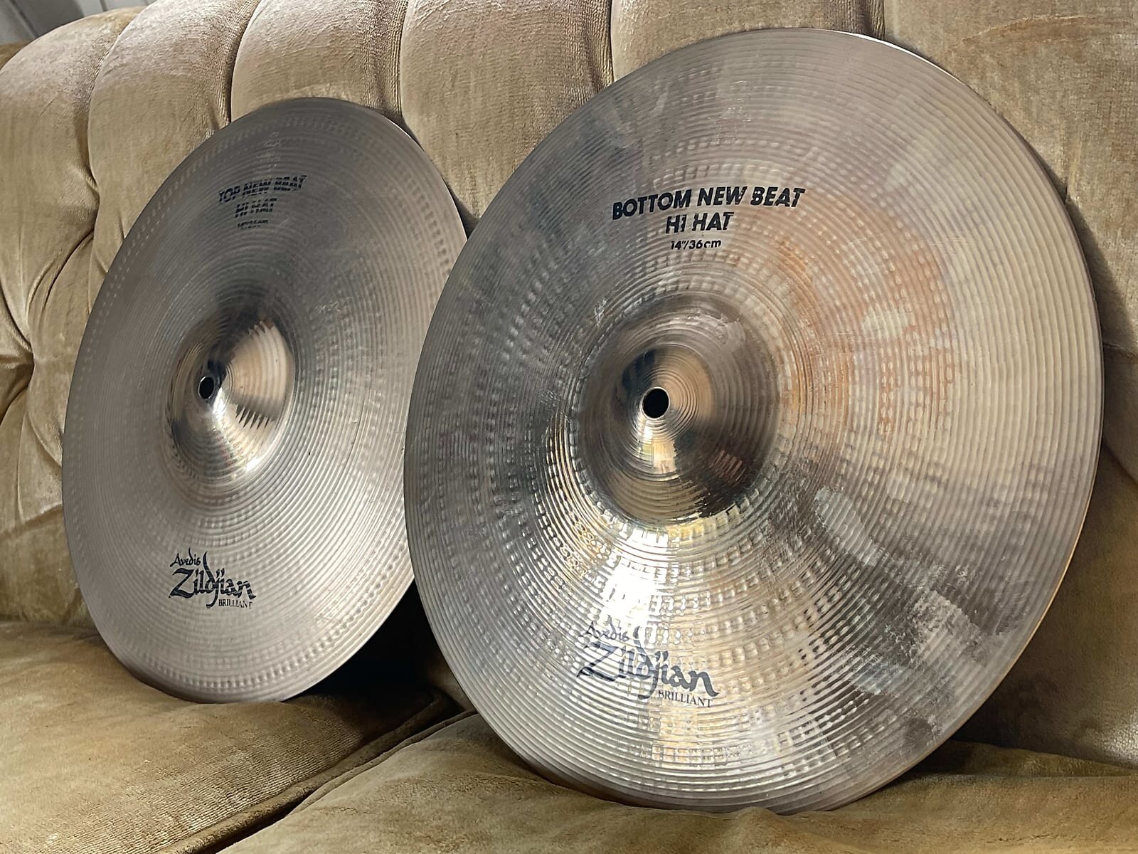 割れなしですzildjian   A new beat 14 brilliant