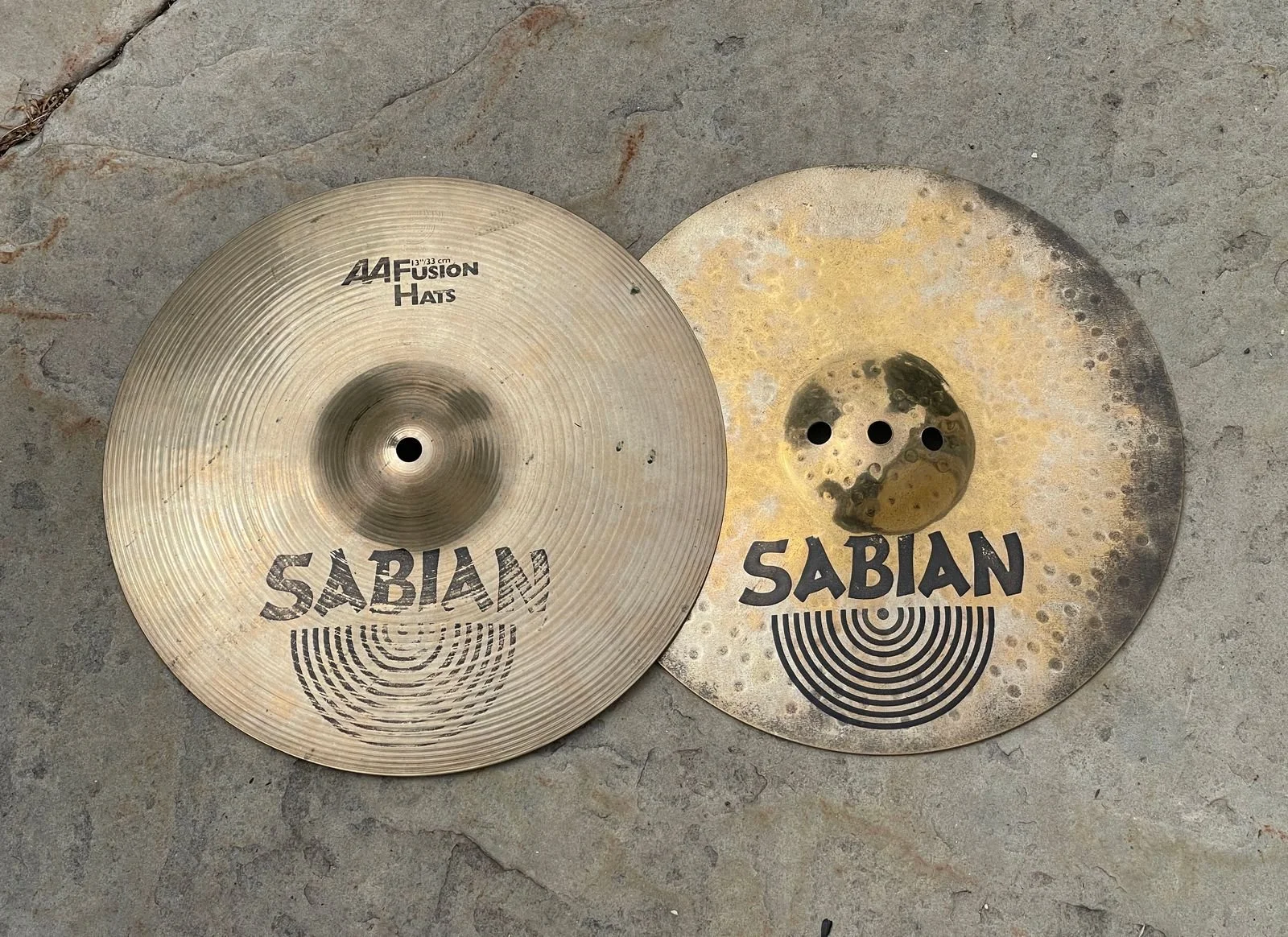 Sabian AA 13" Fusion Hi Hat Cymbal Set 930/1540