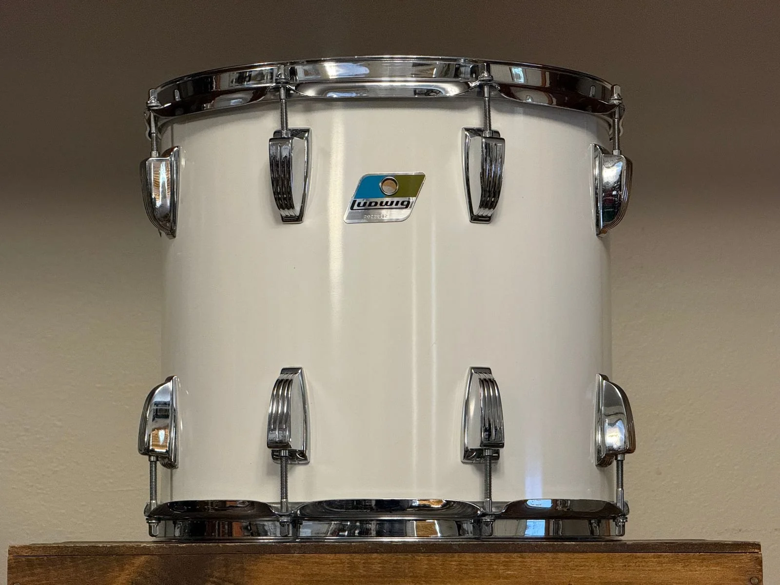 1980's Ludwig 13" Classic Maple White Cortex 12x13 Rack Tom