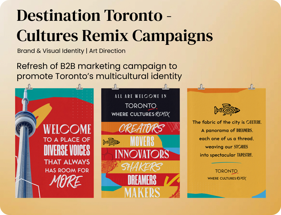 Destination Toronto Remixes Campaign