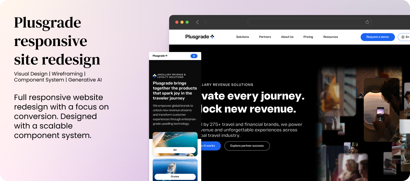 Plusgrade Website Redesign