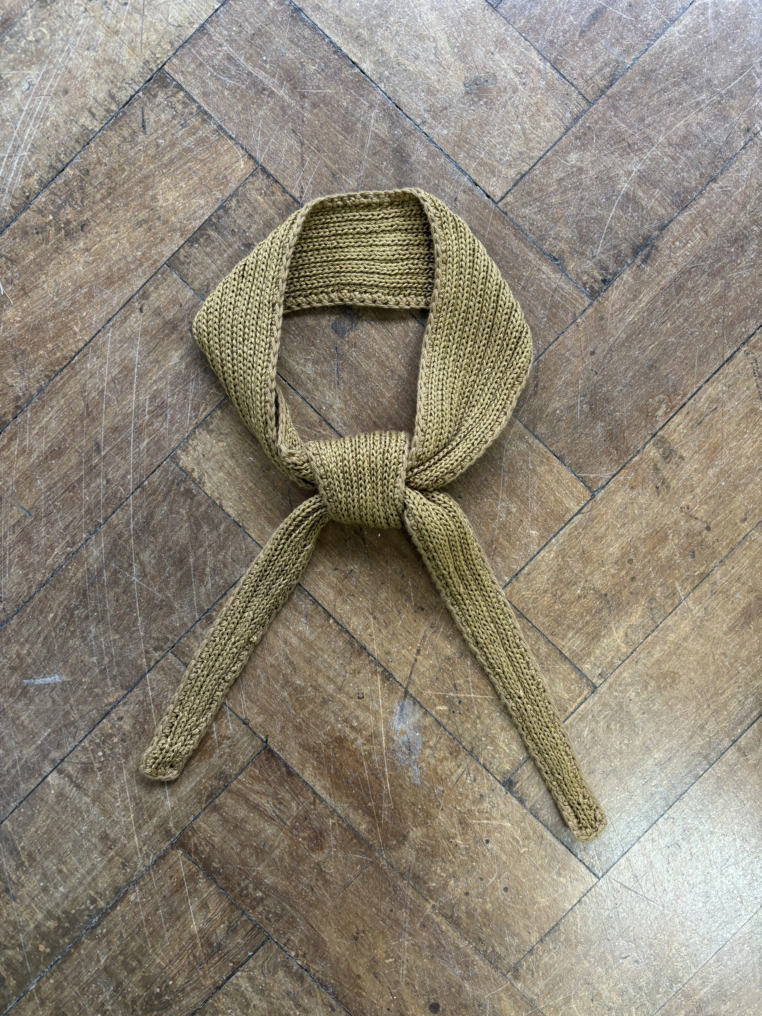MUSTARD Knit Necktie