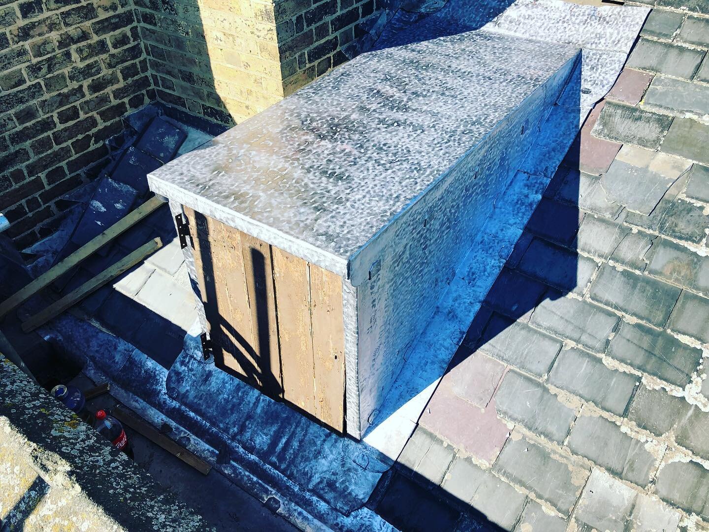 New Sandcast lead dormer replacement, with new side cheeks and front apron detail, 📞07983131947 #leadroof #leadroofing #leadroofer #leadroofers #sandcastlead #leadwork #leadworkers #leadworkers #leadspecialist #leadburning #leadbossing #leadworkspec