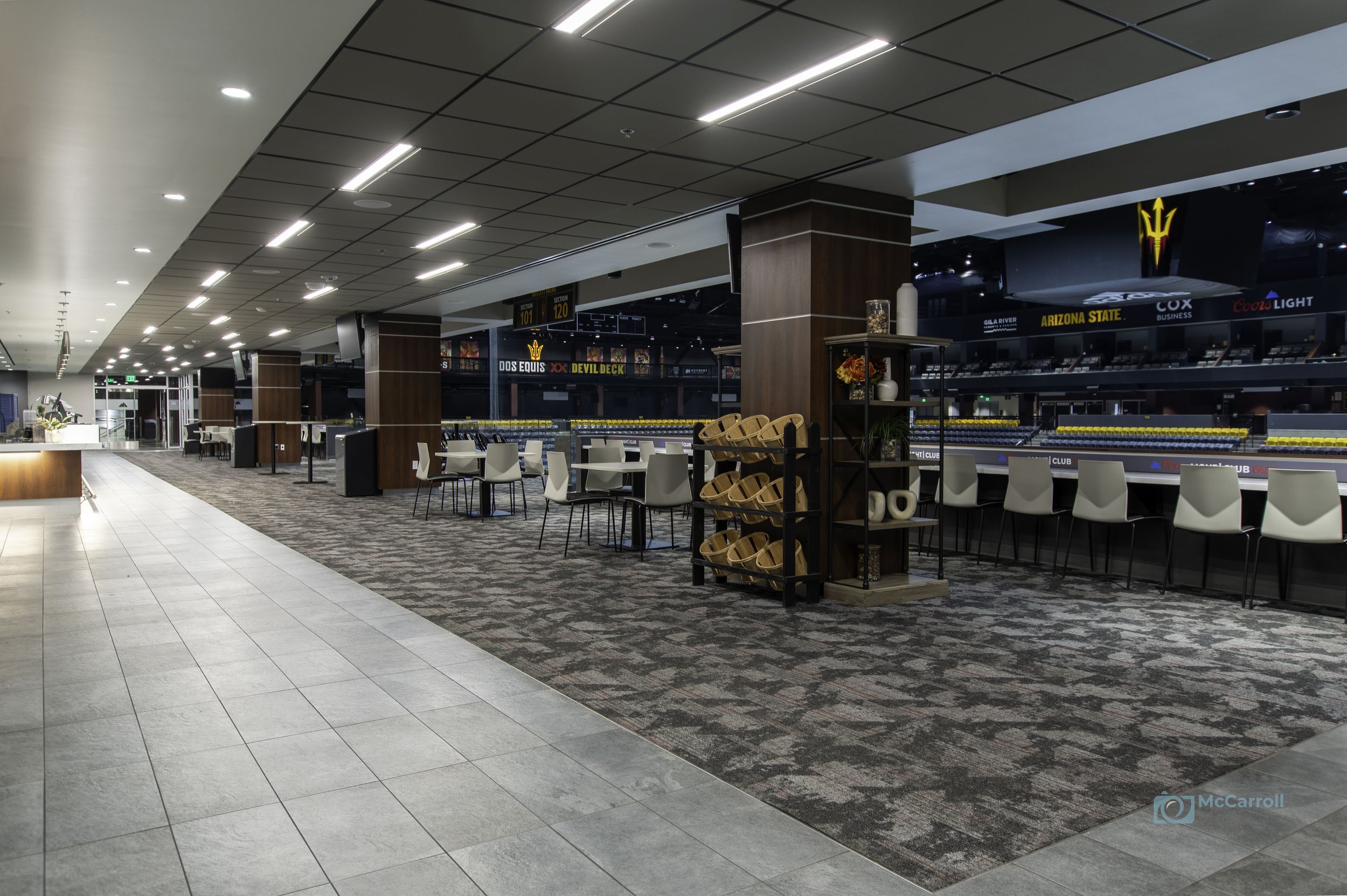 ASU Mullett Arena — Moving through / The concourse