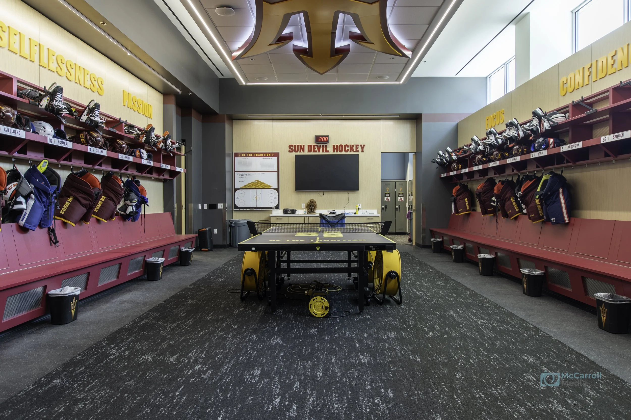 ASU Mullett Arena — Team identity / Locker room