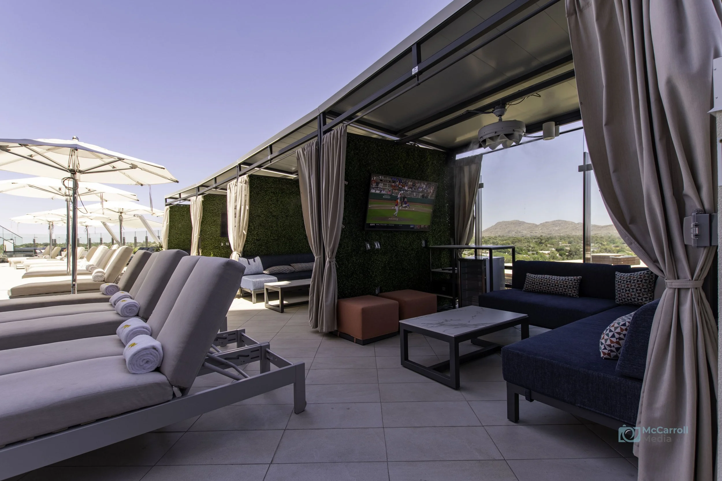 Caesars Republic — The rooftop / Cabana detail