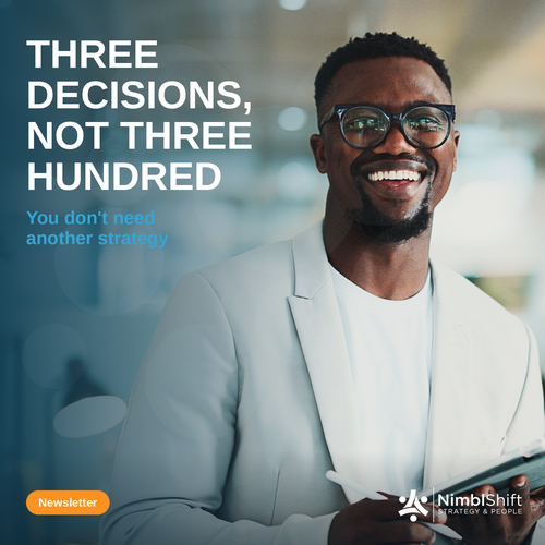 Three Decisions, Not Three Hundred