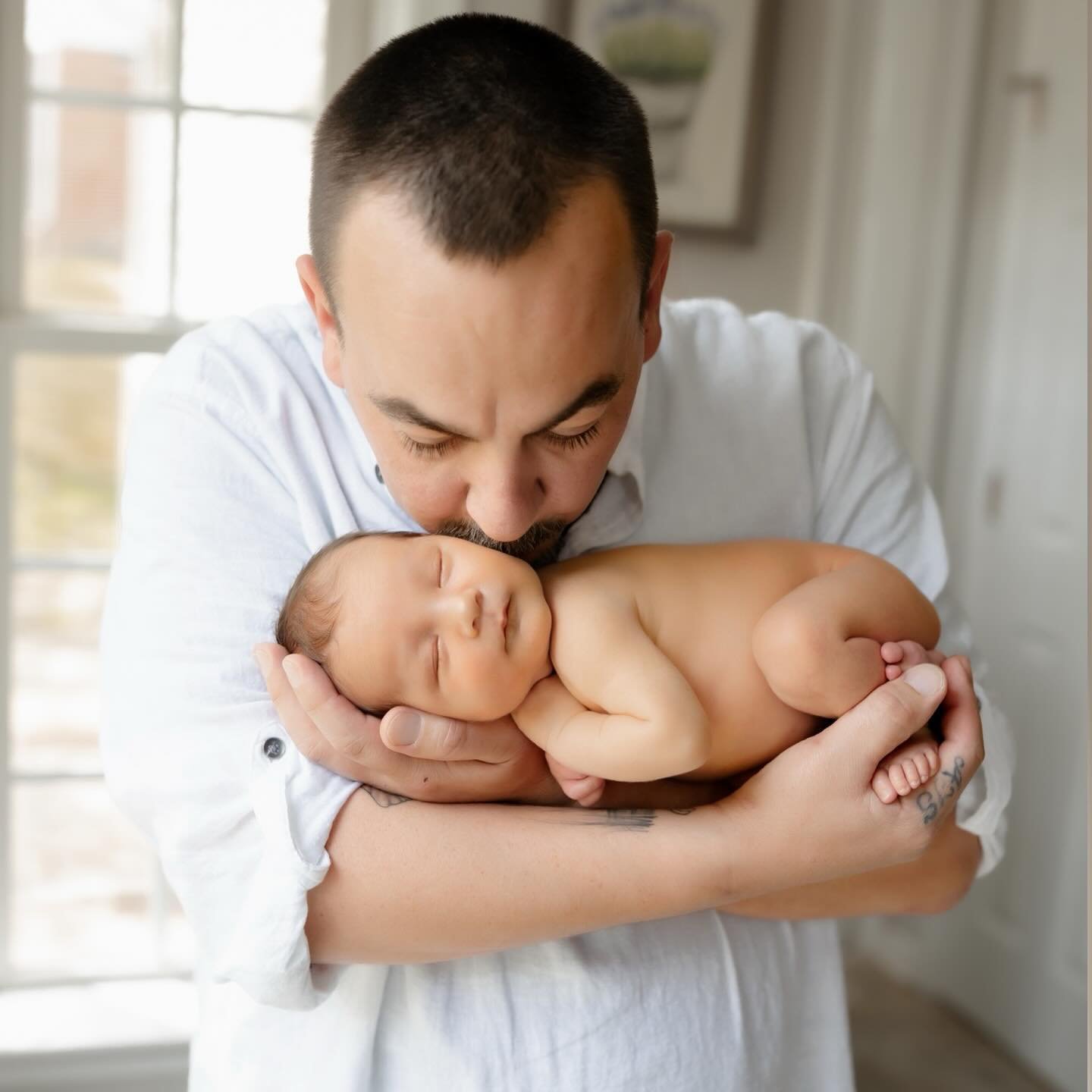 I have been so excited to edit and share these newborn photos! I changed things up a bit and did newborn photos first since we didn&rsquo;t have any siblings and their little girl was so sleepy. Dad was willing to take the chance on an accident 😄 an