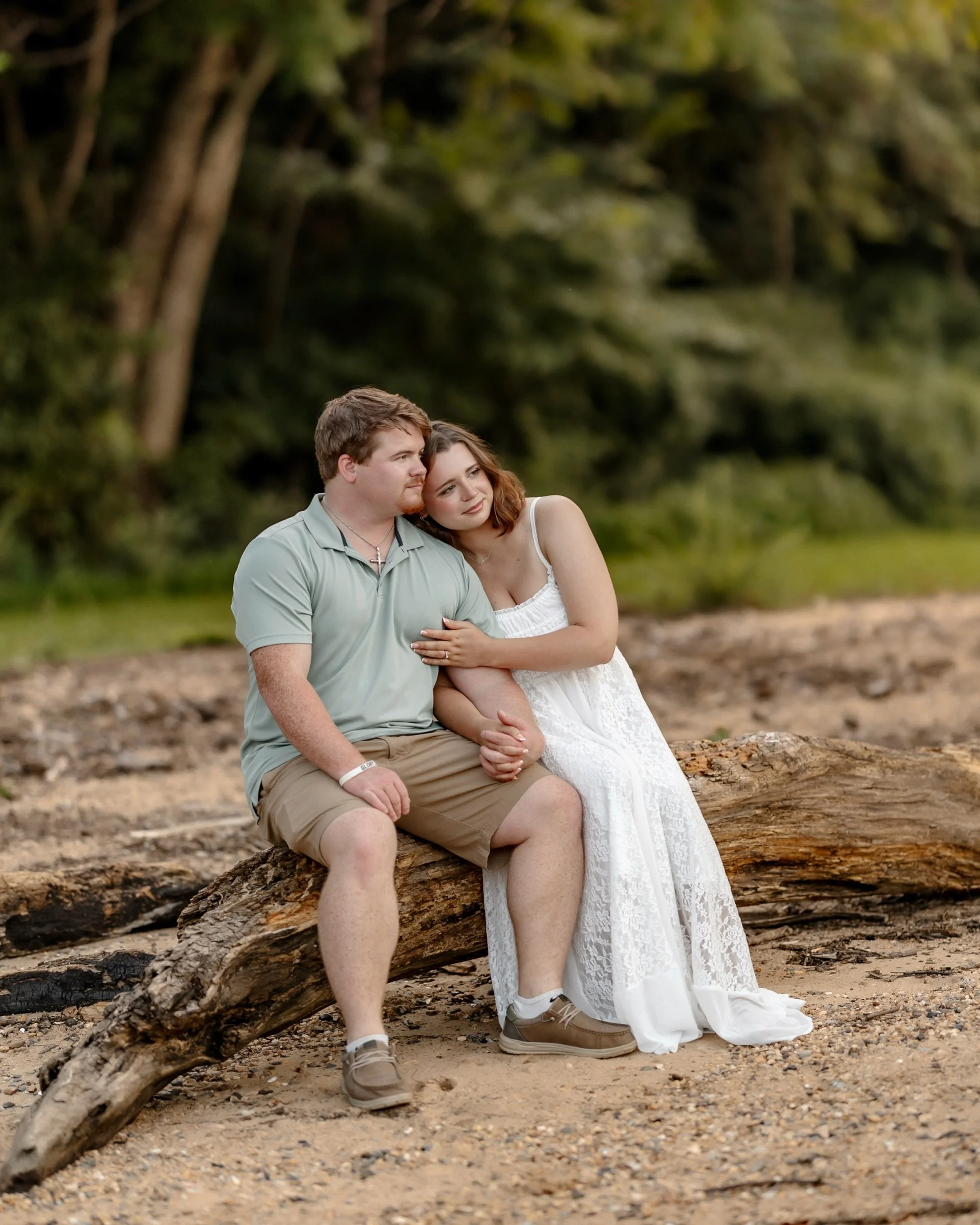 After rescheduling this engagement session more times than I can count thanks to this VERY rainy Virginia summer, we finally got the perfect evening! 🤍

And it was absolutely worth the wait. This spot was the perfect backdrop for capturing such a sw