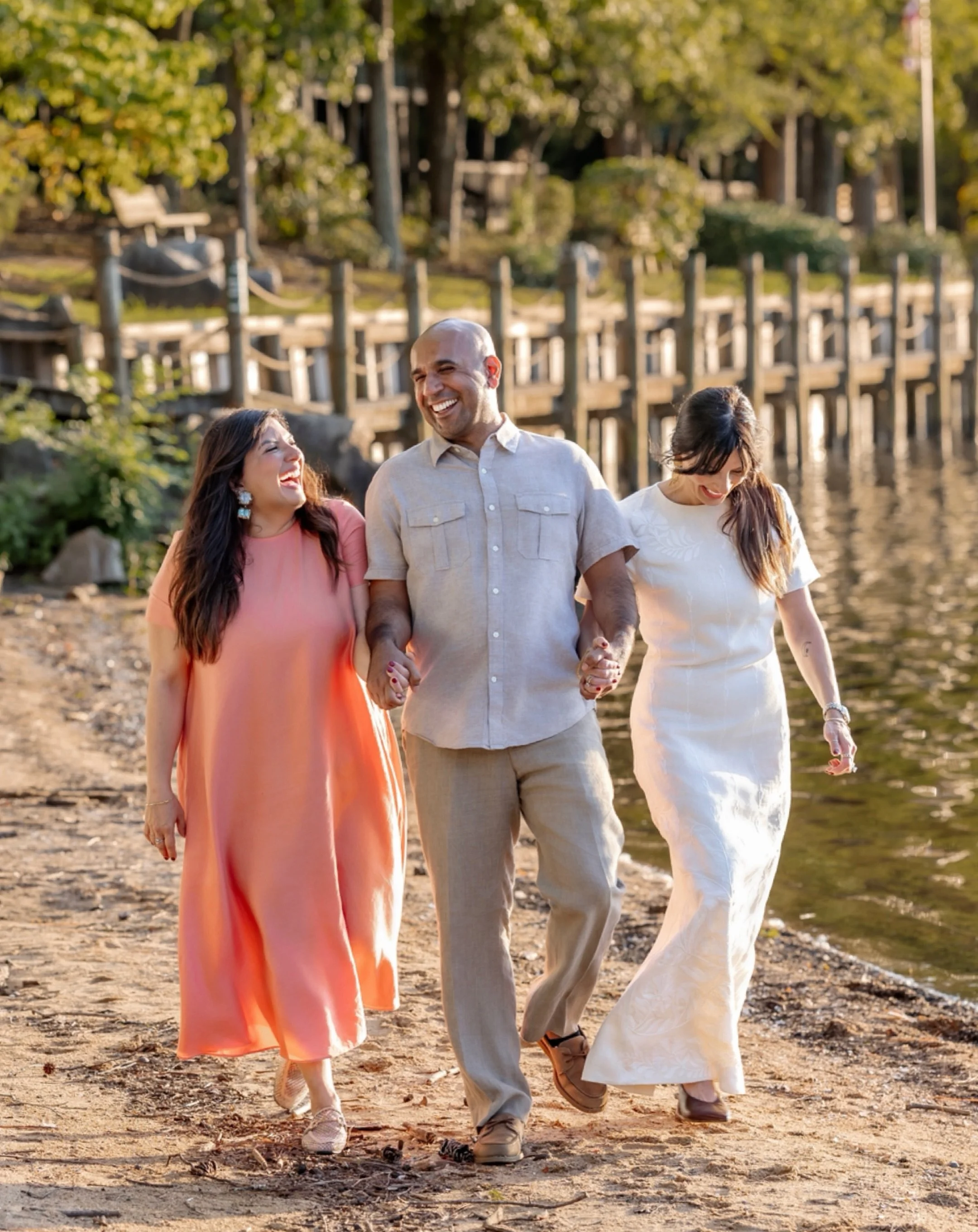 A friendship that started in middle school led to this sweet surprise. 🤍

These three have been friends for years, and to celebrate the newly engaged couple, their friend surprised them with a little engagement session before they all headed out to 