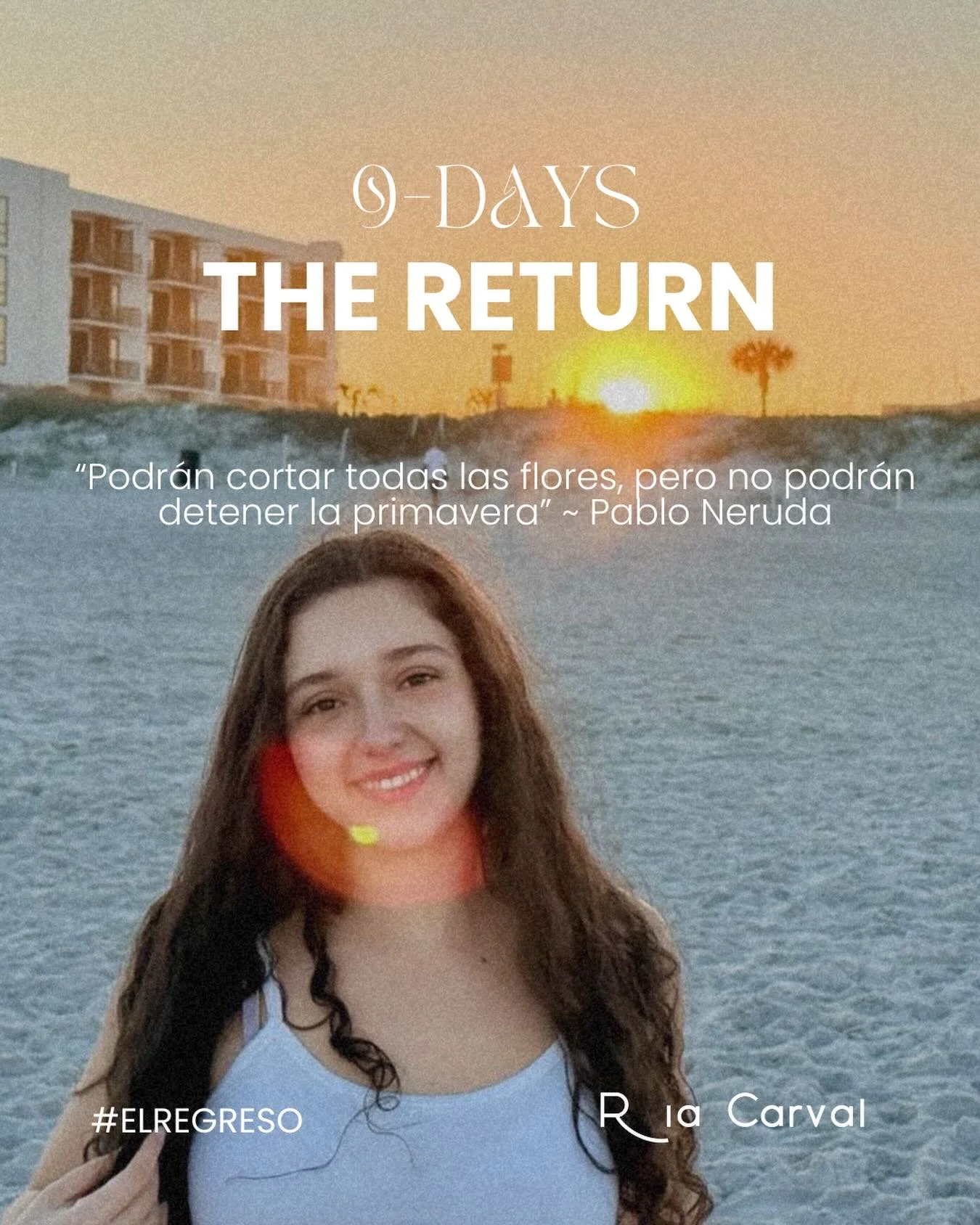 Tomorrow, The Return begins🌱

For the next 9 days, I&rsquo;ll be sharing small pieces of a world I&rsquo;ve been building. Moments of nature, sound, and feeling unfolding one by one🌊

Cada d&iacute;a compartir&eacute; un fragmento de este mundo. Im