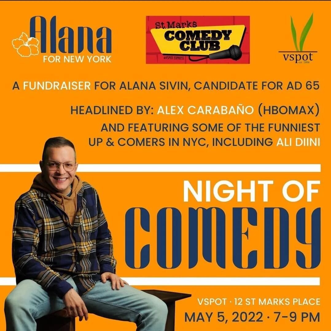 If you're in NYC tonight, consider stopping by this awesome fundraiser for @alanaforny. Alana is running for NY State Assembly District 65. She's a former public defender, criminal justice advocate, graduate of Columbia University and Brooklyn Law Sc