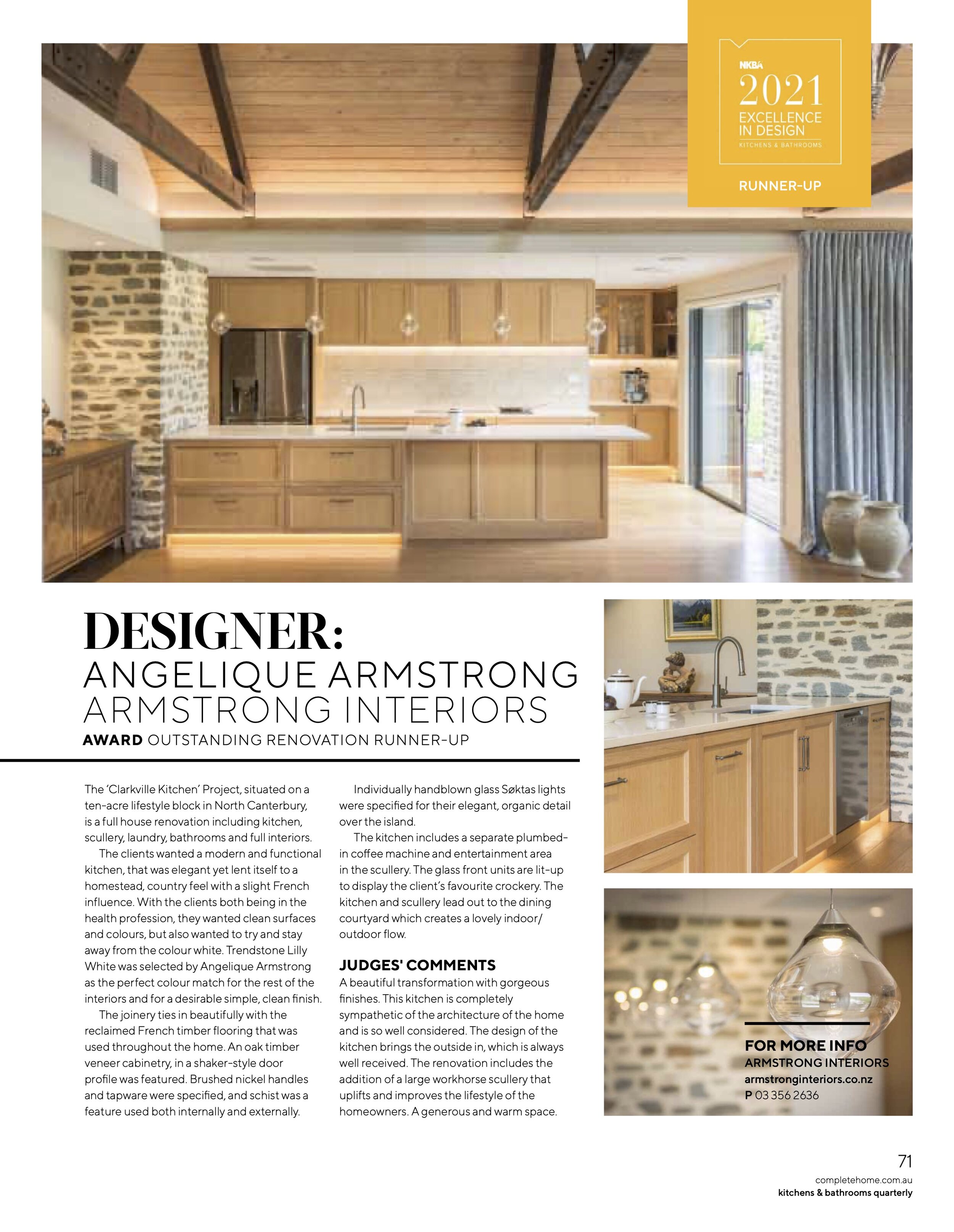 Kitchens and Bathrooms Quarterly - Armstrong Interiors — Armstrong ...