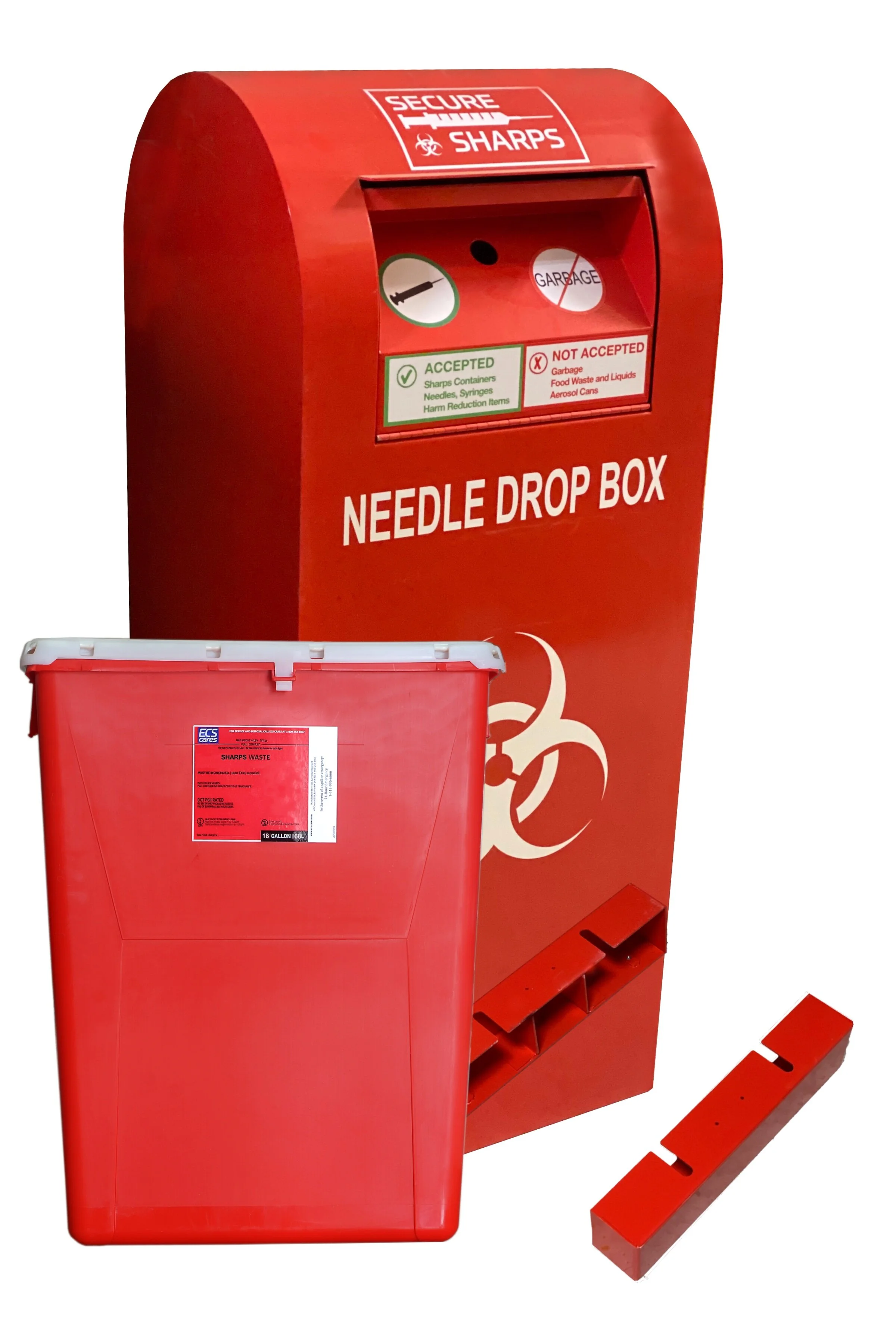 Sharps Kiosk 3.0 Needle Drop Box — SECURE SHARPS