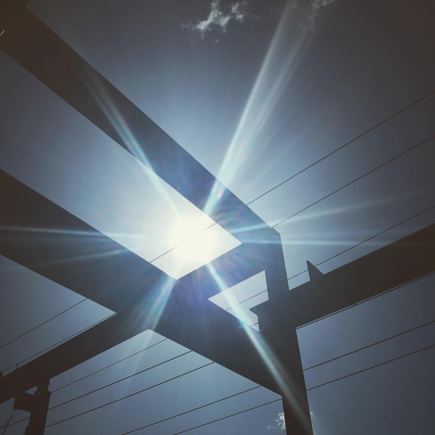 BEAMS&gt;&gt; Steel frame up and shining in all its glory at our @mitre10 Mornington peninsula project #measureengineering #mitre10