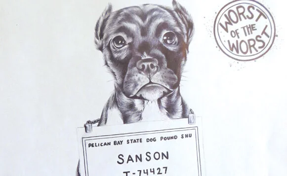 Inmate Dog Art