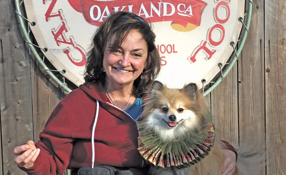 Jeanine Courser and Robin Williams, courtesy Jeanine Courser