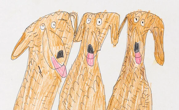 Untitled (Three Dogs), 2015
