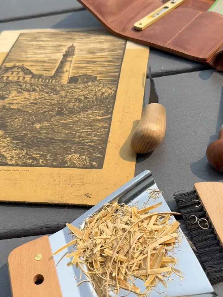 More from my trip to Maine, including my duck friend and the #PortlandLightHouse linocut I carved at Long Pond 🥰

#mdi #mountdesertisland #acadia #acadianationalpark #anp #artistretreat #linocut #linocutartist #maine #maineartists #retreat #longpond