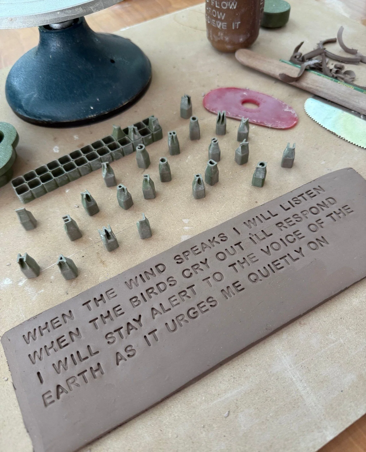 Rest isn&rsquo;t passive. It&rsquo;s paying attention.⁠
It&rsquo;s choosing to pause long enough to hear what the world is saying.⁠
⁠
This is how I want my work to be made &mdash; slowly, letter by letter, listening as I go.⁠
⁠
When the wind speaks, 