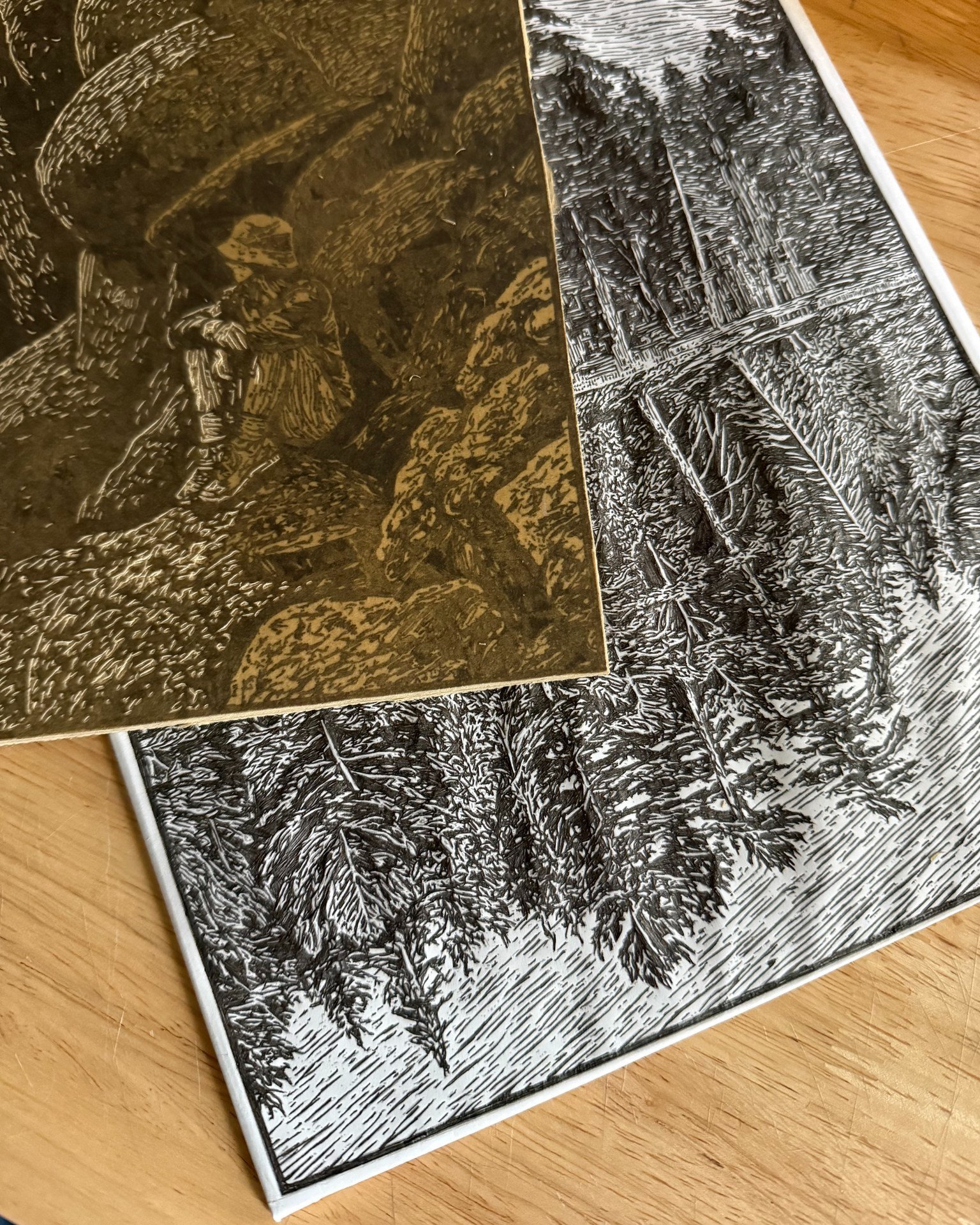 With every piece, there&rsquo;s a moment like this - when the lines begin to reveal the shape of the story, but it&rsquo;s still only for me to see.

This is my favorite stage: the pause before unveiling, the quiet before the printing.

The Sanctuary