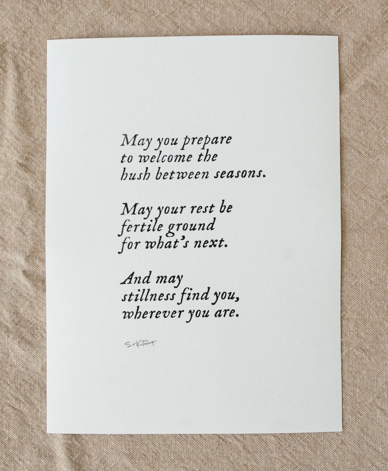 Between Seasons – Original Print (6x8)