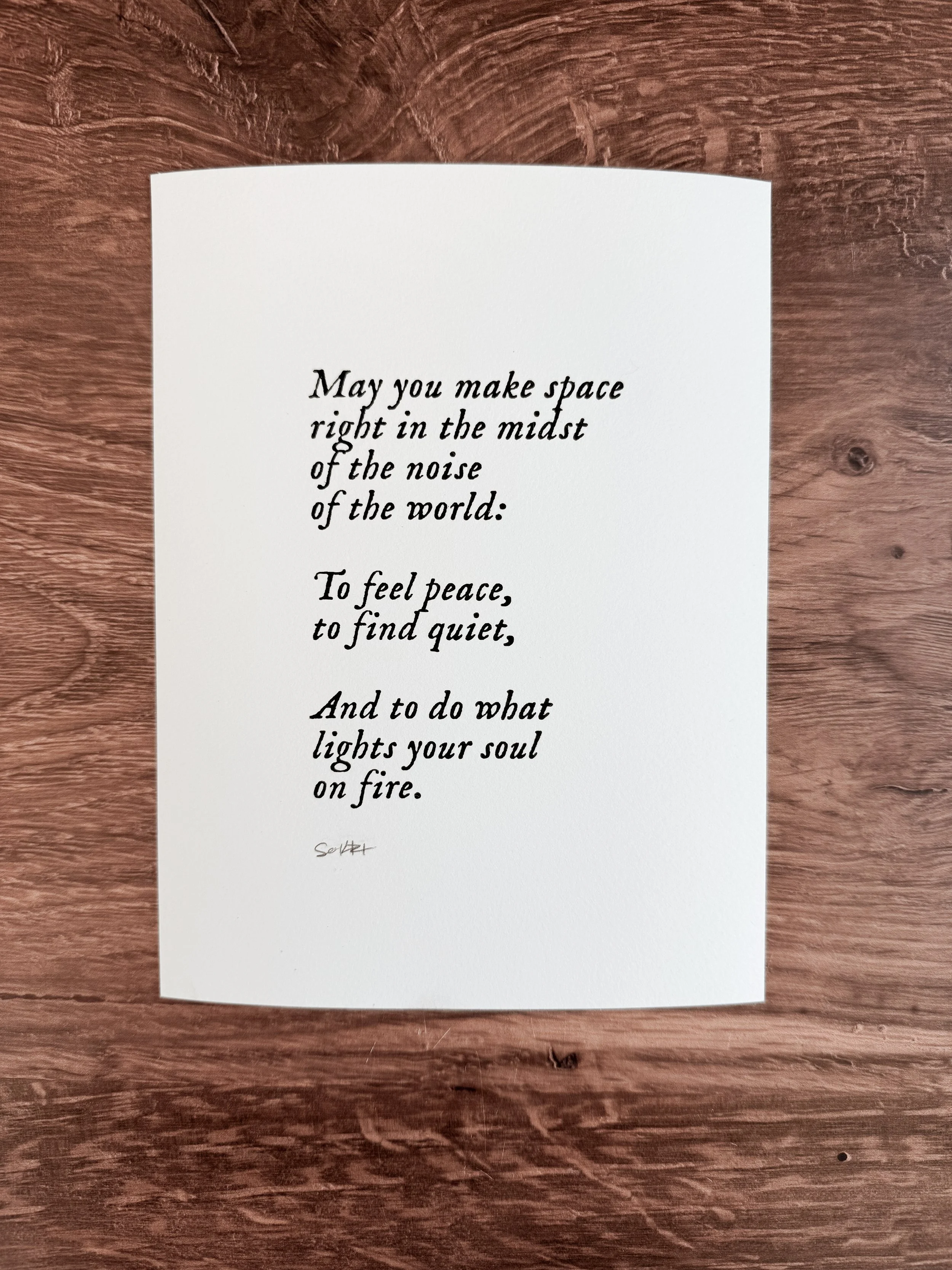Make Space – Original Print (6x8)
