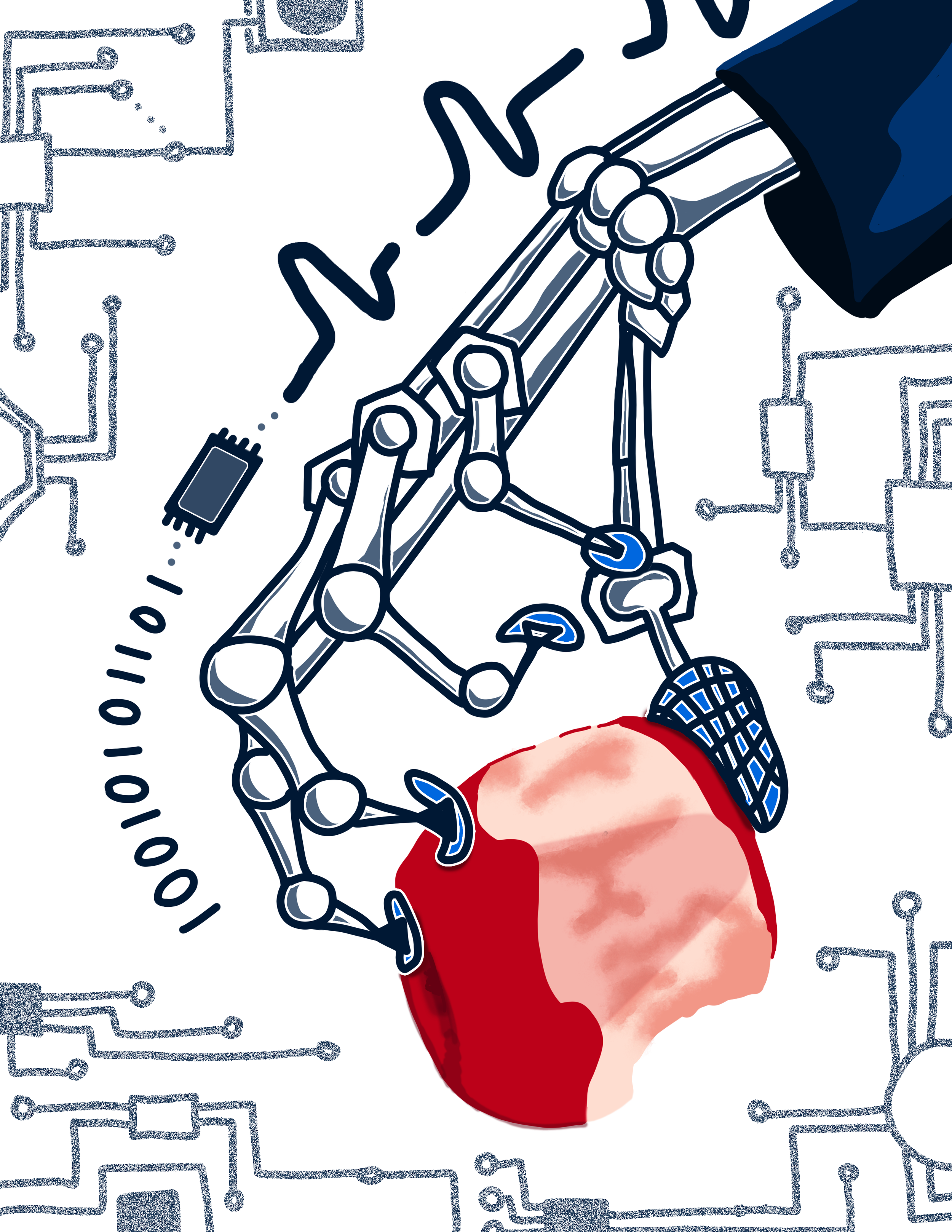 Art By: JD Jarolimek, "The Future of Thought: Neuralink and Brain Computer Interfaces"