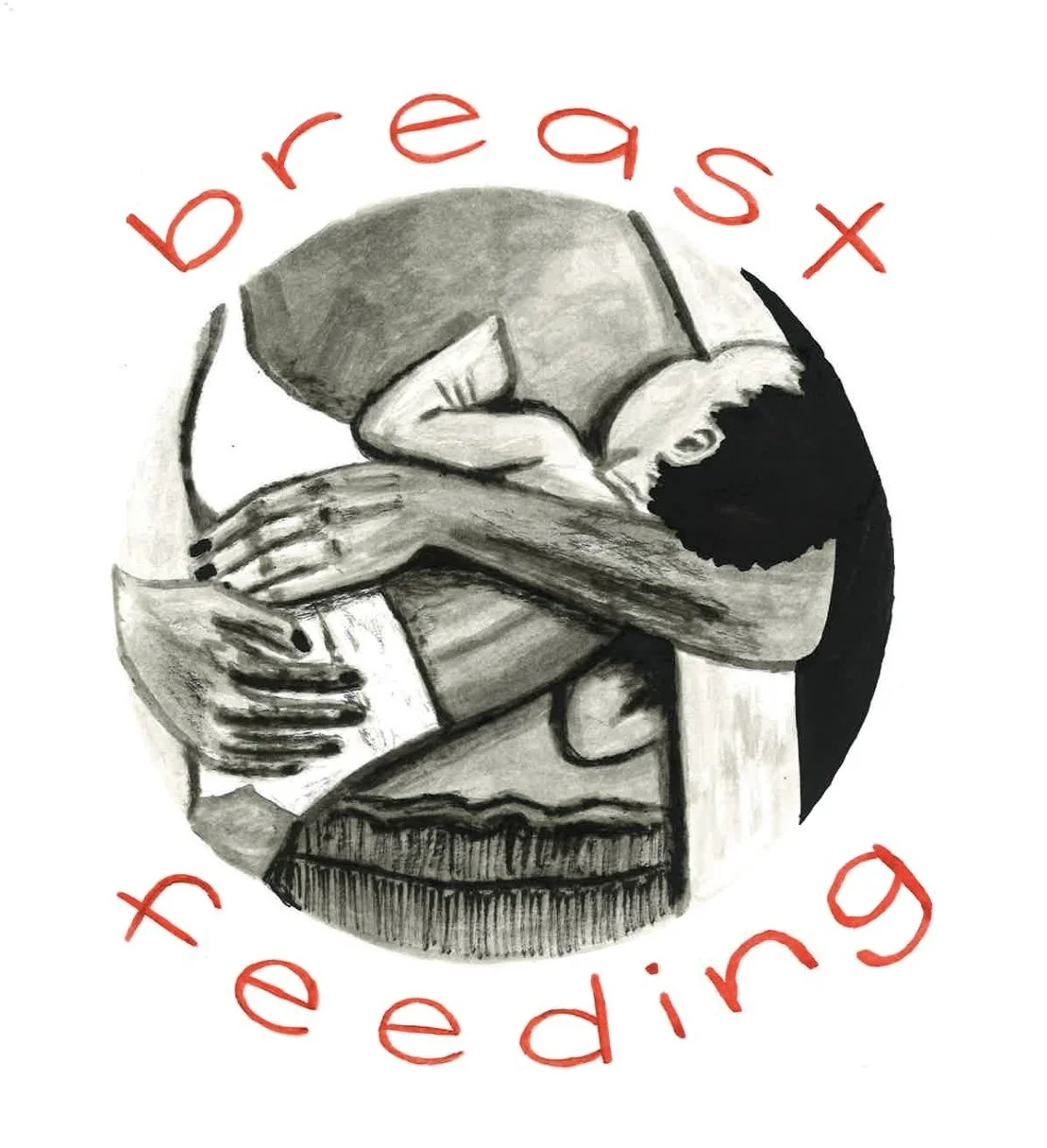 Art by: Elizabeth Catizone, "It Takes a Microbial Village: Maternal Microbiota and Neonatal Neurodevelopment"