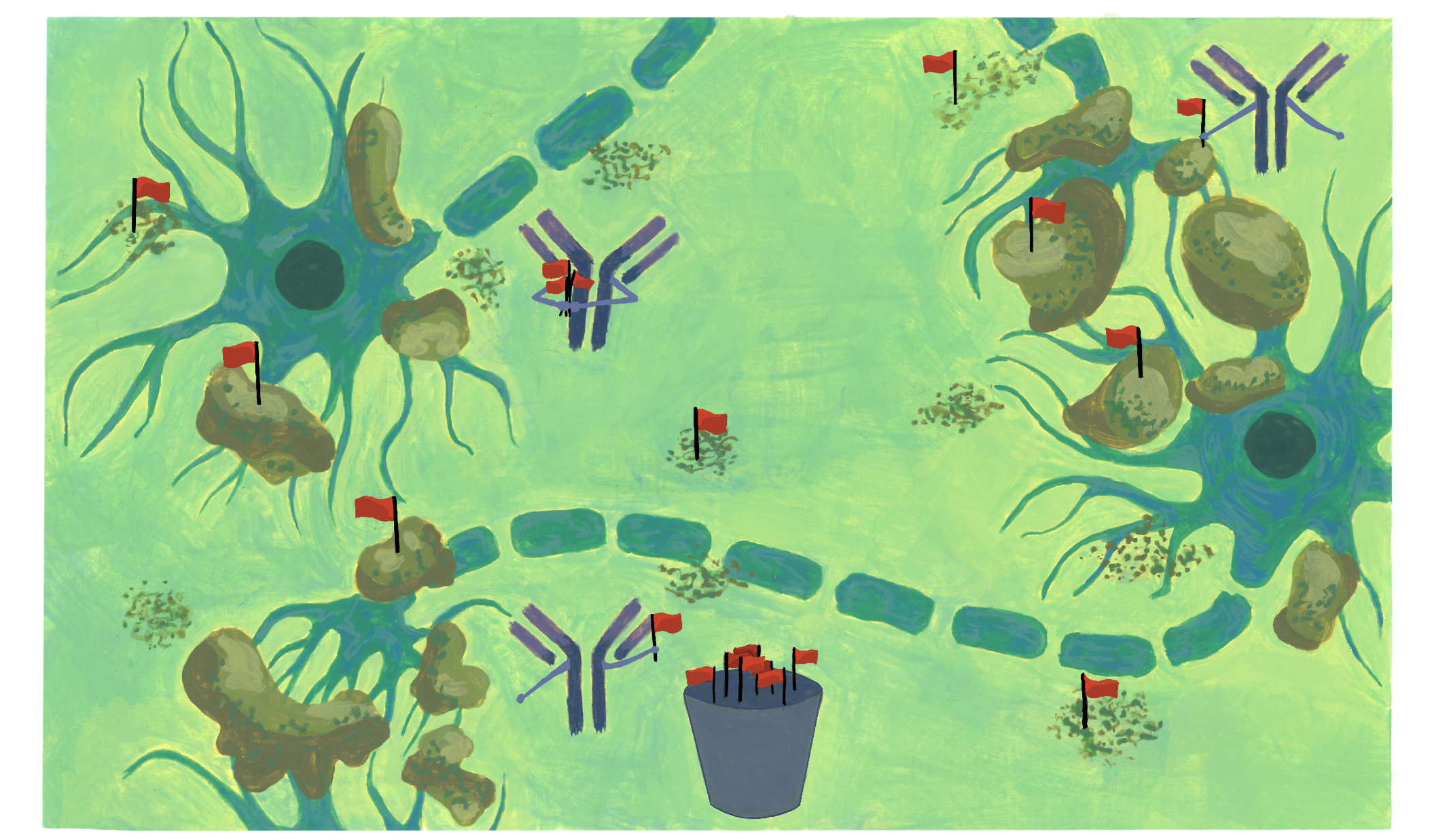 Art by Querida Alleyne, “Leqembi: A New Alzheimer’s Drug Brings Hope And Sparks Controversy”