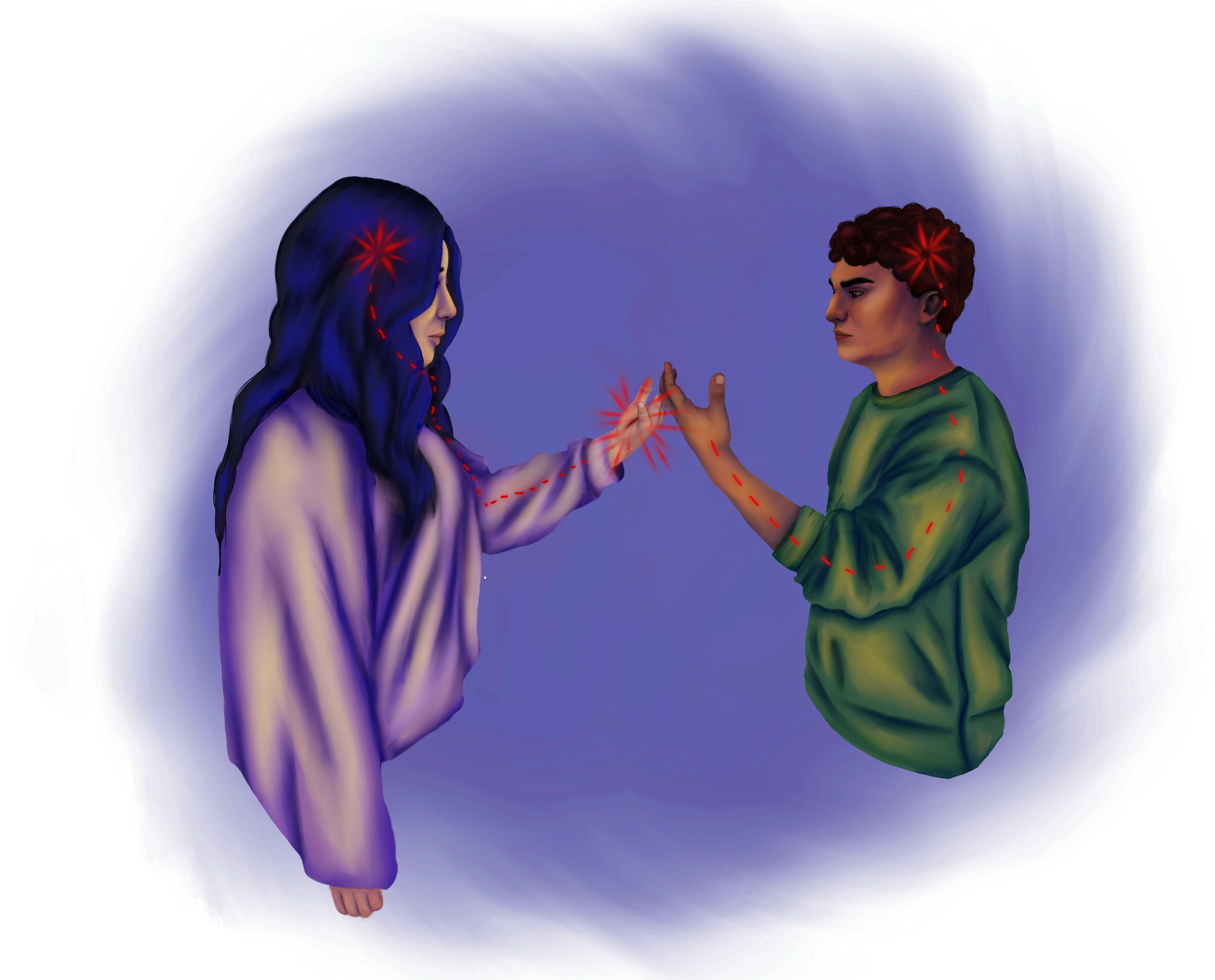 Art by: Ella Manhardt, "Compassion Divided: How Racial Bias Impacts Empathy "