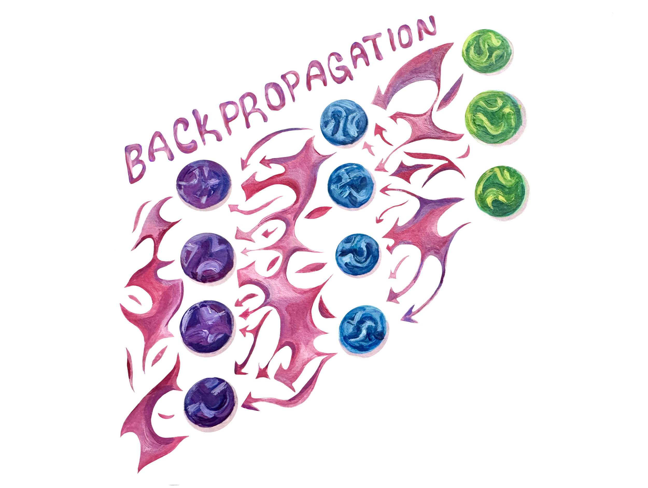 Art by: Sarah McDonald, "Comparing Minds and Machines: What We’ve Learned About Learning"