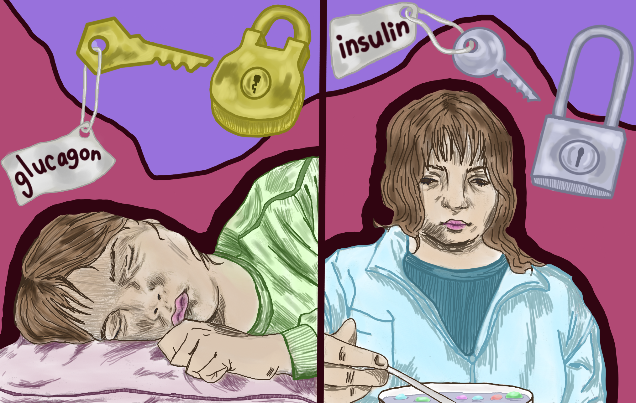 Art by: Grace Buckles, "Beyond the Billboards: Uncovering the Hidden Potentials of GLP-1 Medications"