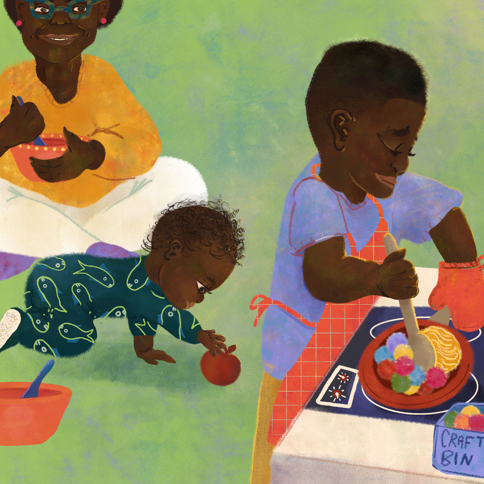Art by Leo Mahlke, “Pretend Play, Real Benefits: How Play Wires Brains In Childhood”
