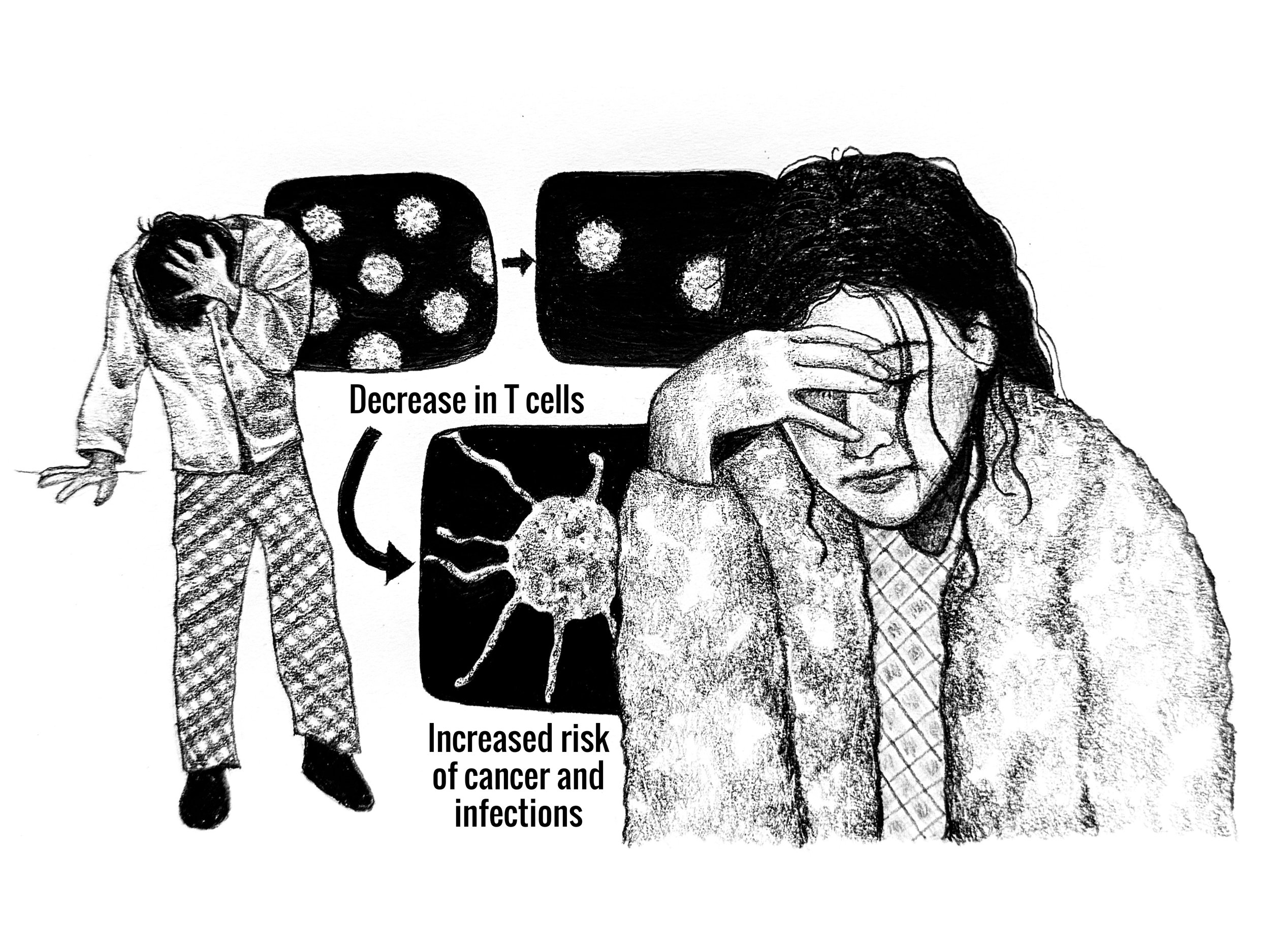 Art by Ruimei Chau, “Drinks On Me: How Alcohol Consumption Impacts Your Brain”