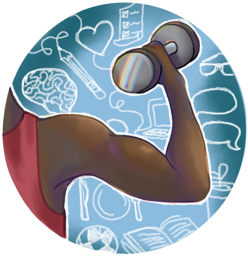 Art by: Racine Rieke, "From Dean's List to Drained List: The Brain Science of Burnout"