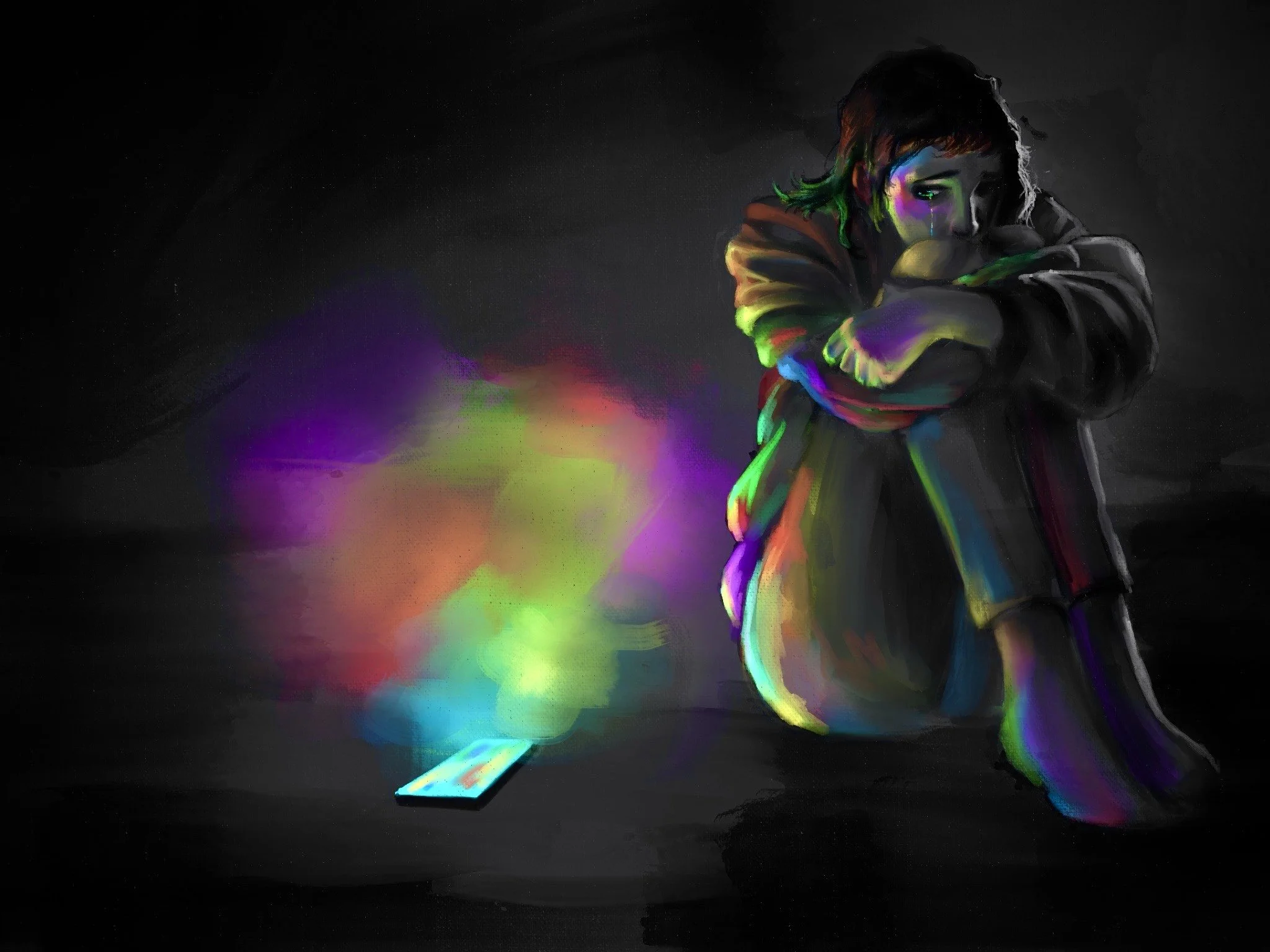 Art by Zoe Stiefel, “Ipads, Play, And Plasticity: How Digital Media Affects Young Brains”