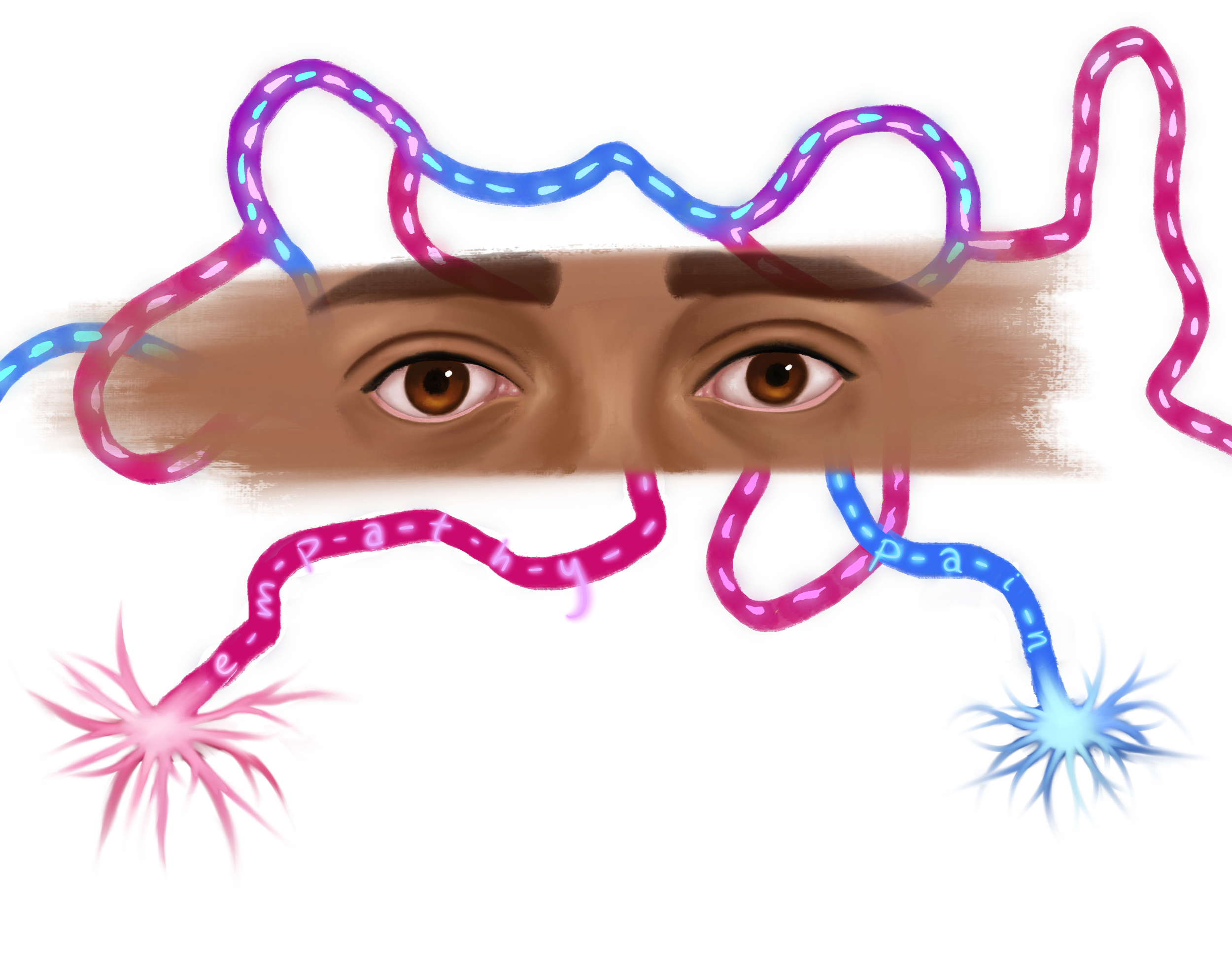 Art by: Ella Manhardt, "Compassion Divided: How Racial Bias Impacts Empathy "