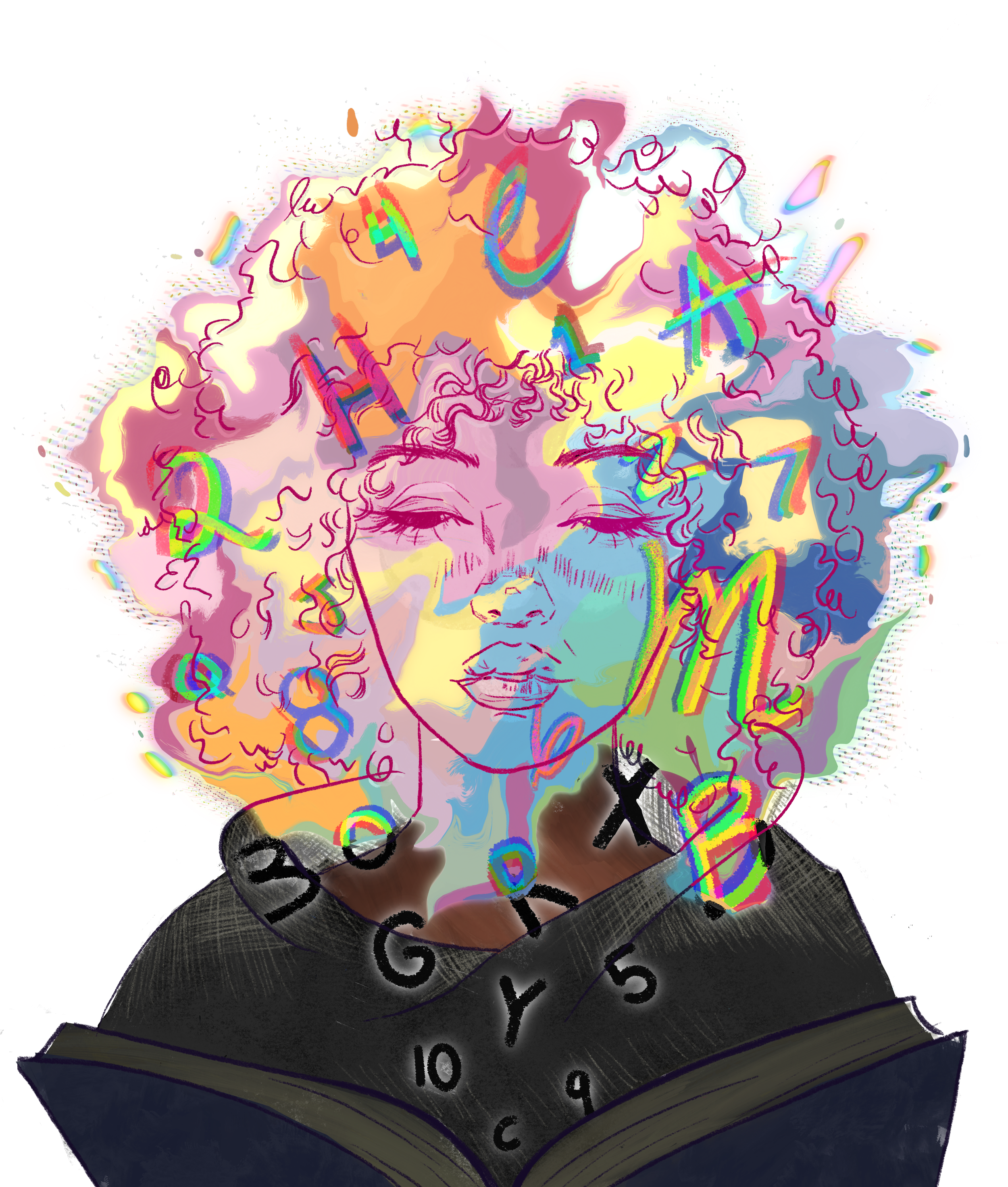 Art by Ale Tapia, “All Senses To Center Stage: Synesthesia In Action”