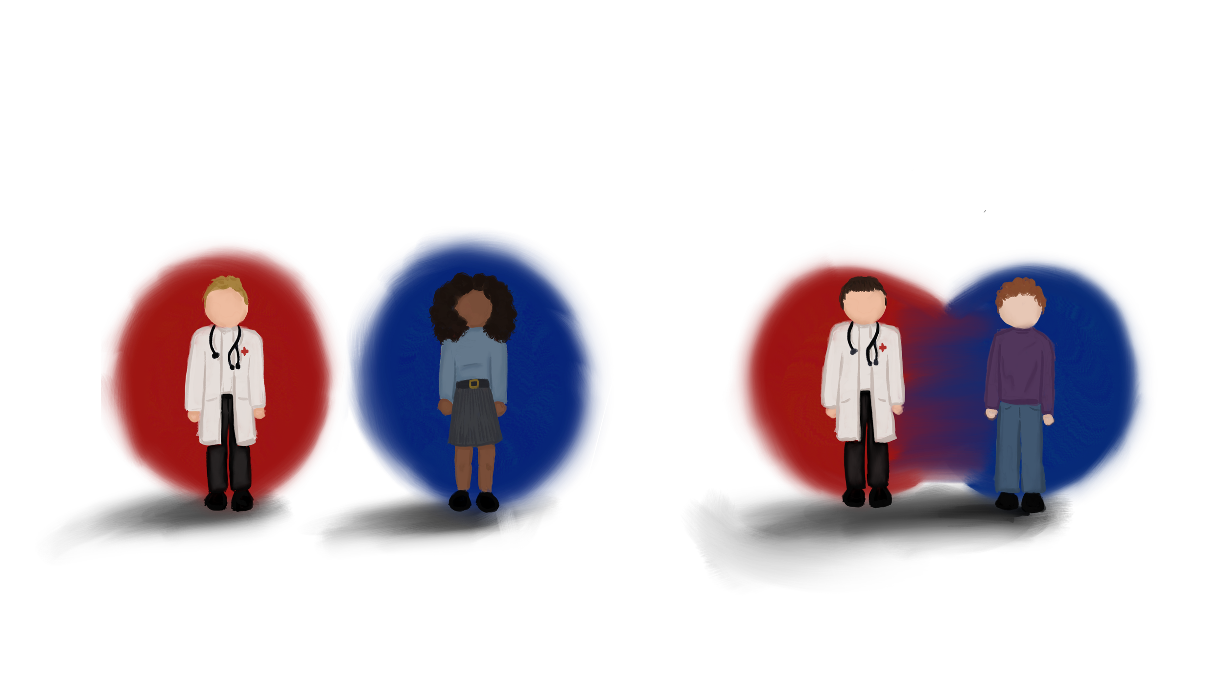 Art by: Ella Manhardt, "Compassion Divided: How Racial Bias Impacts Empathy "