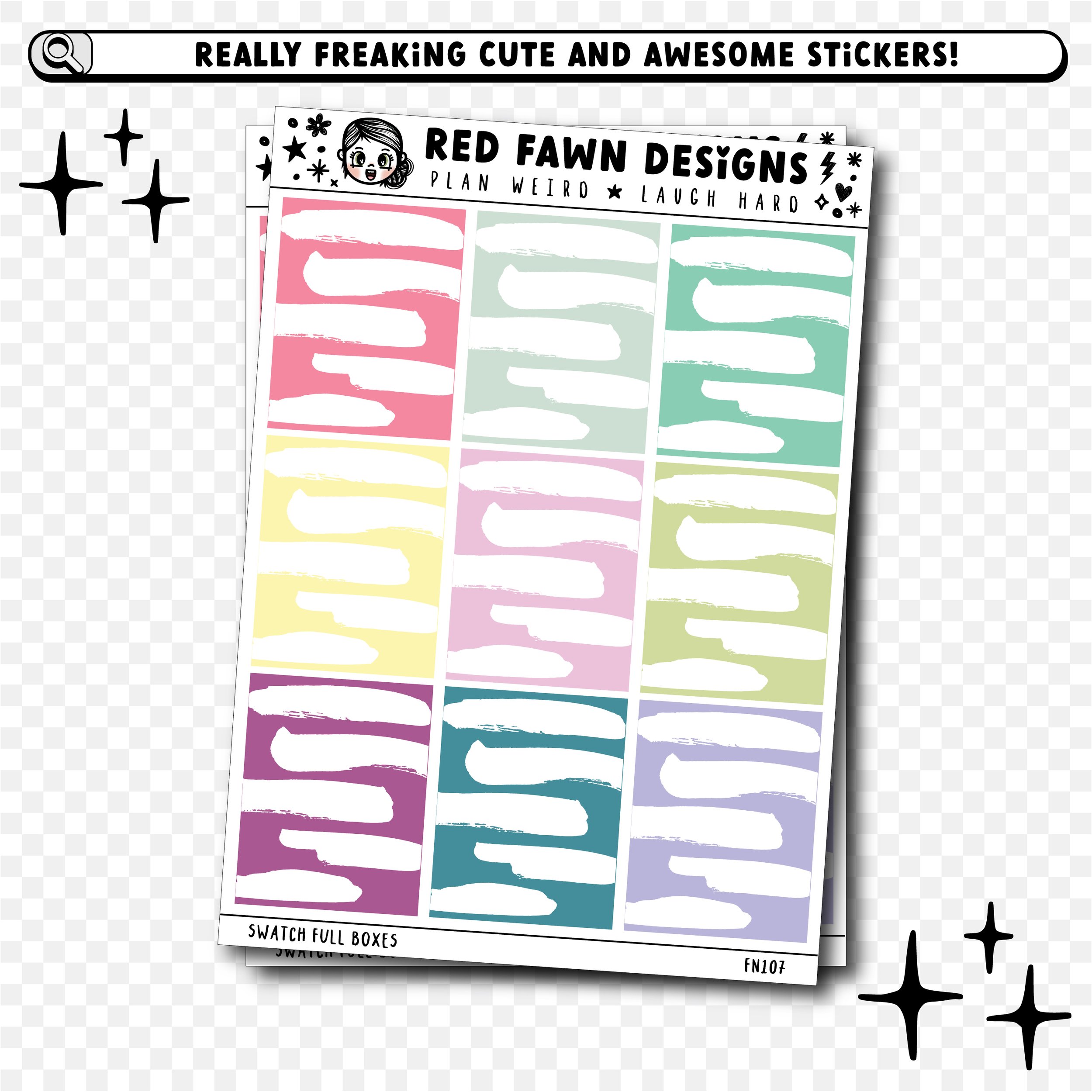 Functional Stickers - Swatch Full Boxes