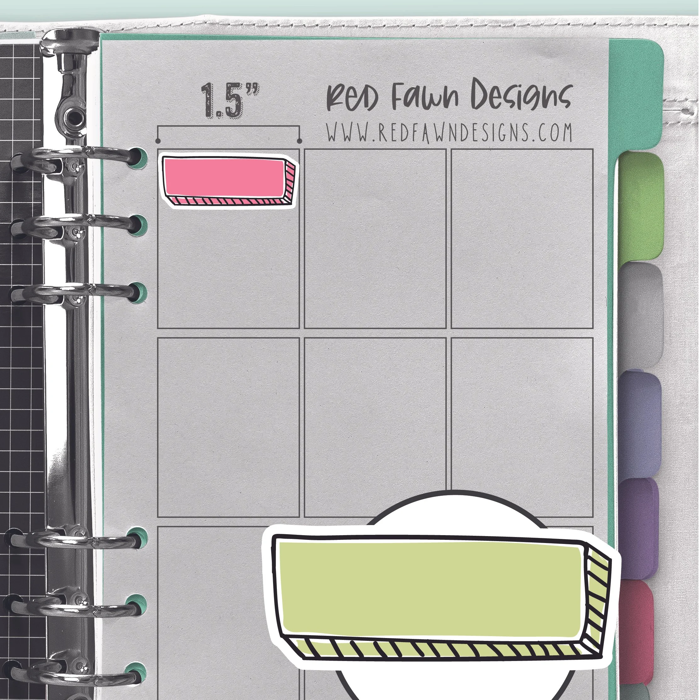 Scribble Quarter Boxes