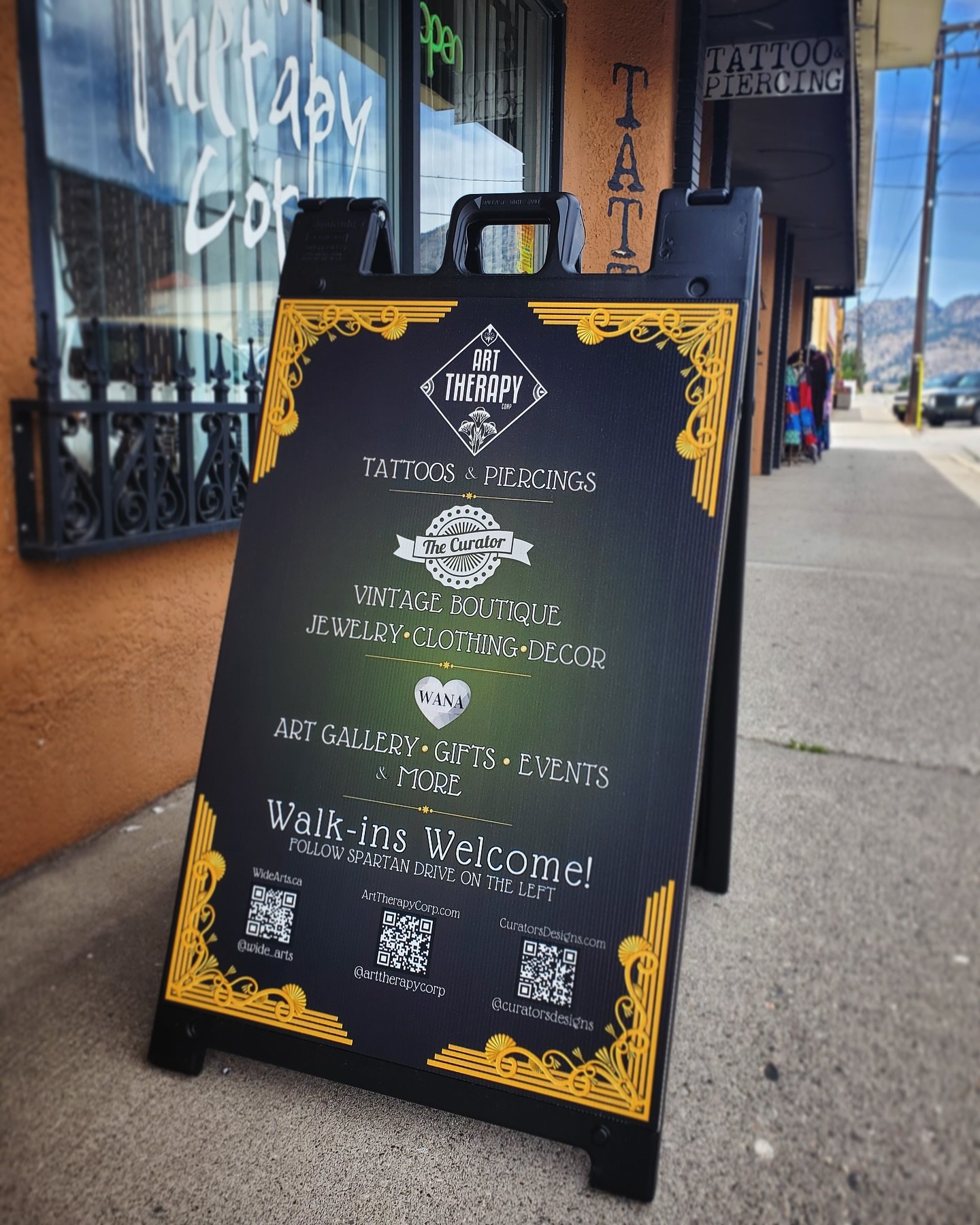 Fresh new sign!! Same good vibes 🥳

Swing by during our EXTENDED summer hours! 

Thursday - Sunday 12pm - 5pm

Find us on the west side of Spartan Drive to explore our artists, gallery, unique gifts, and vintage clothing. 

#vintageboutique #localar