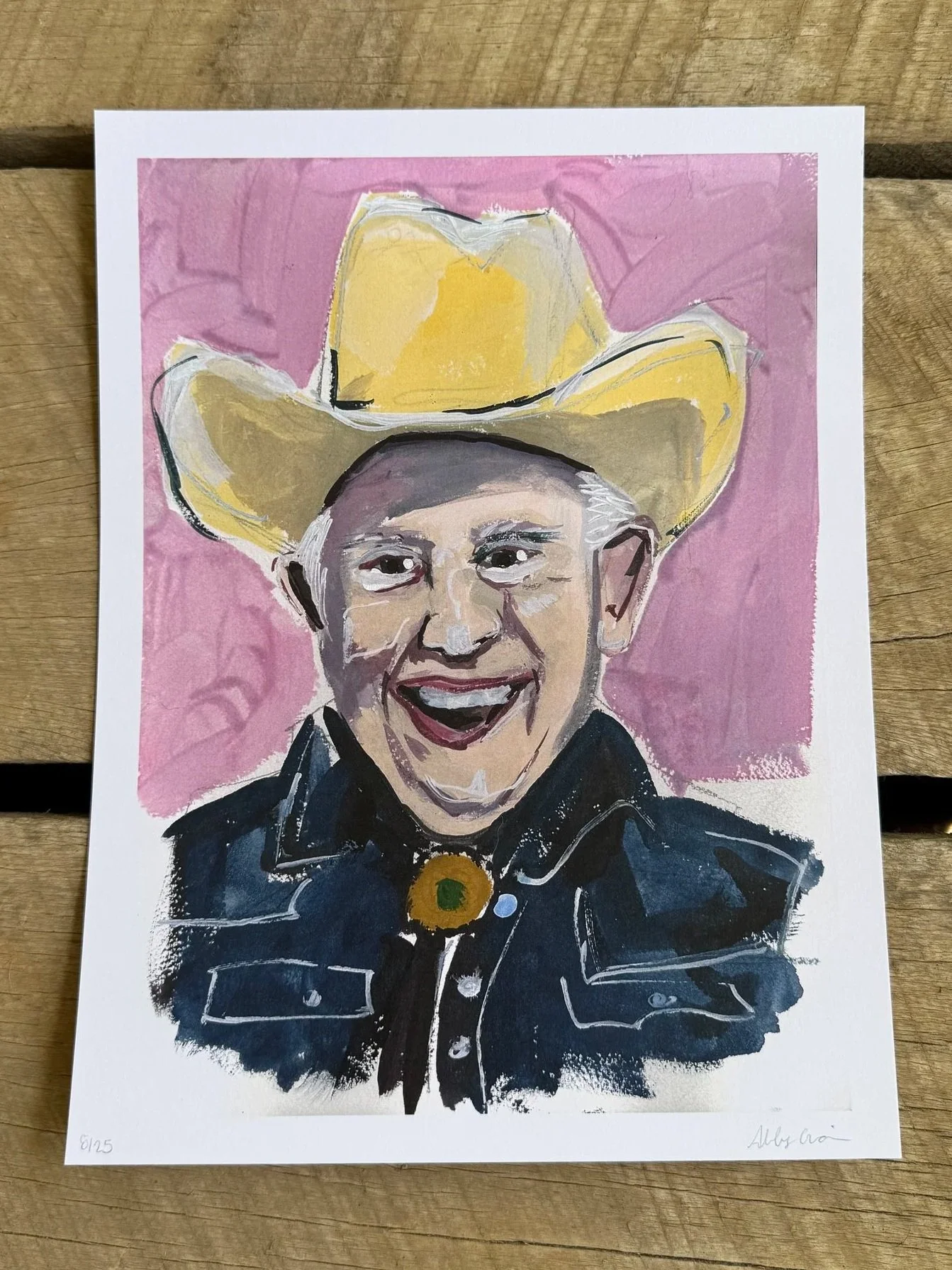 Leslie Jordan (not nood) Print
