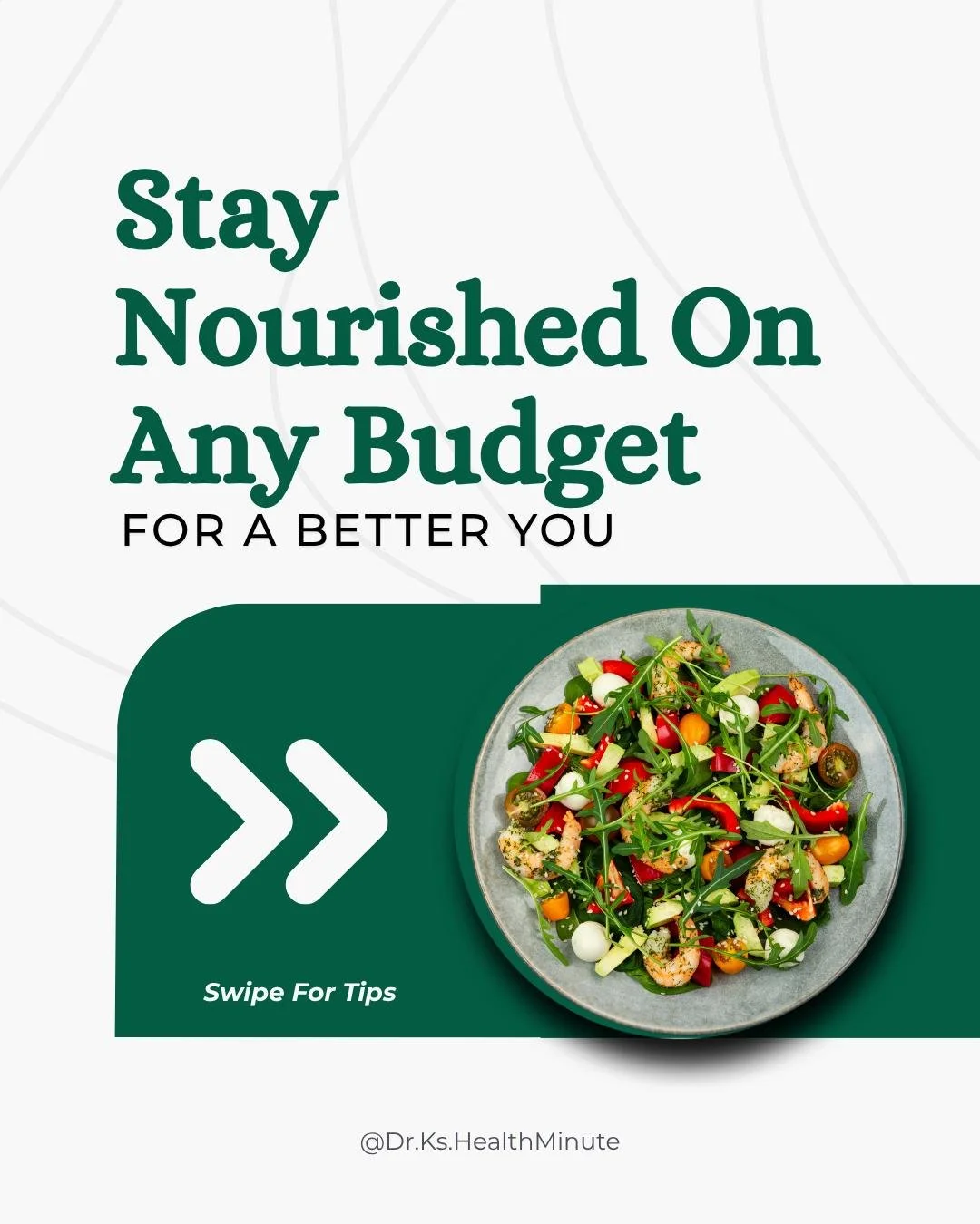 It&rsquo;s National Nutrition Month, and this week&rsquo;s theme is all about staying nourished on any budget, a topic that&rsquo;s so close to my heart as an endo girly. 

For years, I thought a healthy diet was a luxury I couldn't afford.

But I le