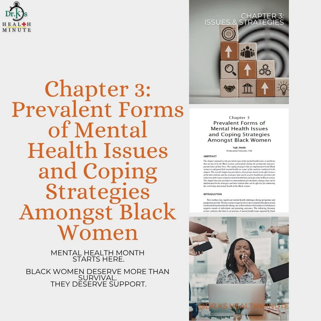 Happy Mental Health Month. 

We&rsquo;re opening May with Chapter 3 of Navigating Black Maternal Mental Health and Well-Being, and this chapter asks a question I wish more people would sit with:

Not just, &ldquo;What are Black women facing?&rdquo;


