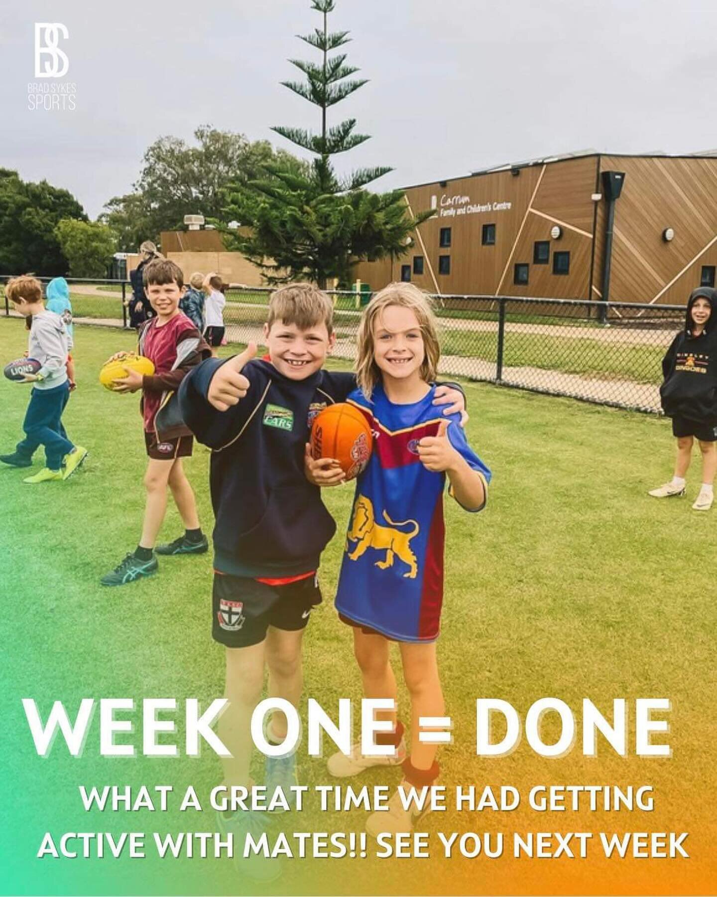 A MASSIVE WEEK 1️⃣ 

A big thanks to the clubs &amp; families that got involved with our clinics this week :)

We have loved the energy &amp; enthusiasm! Bring on Week 2️⃣🏉

#schoolholidays #footyfun