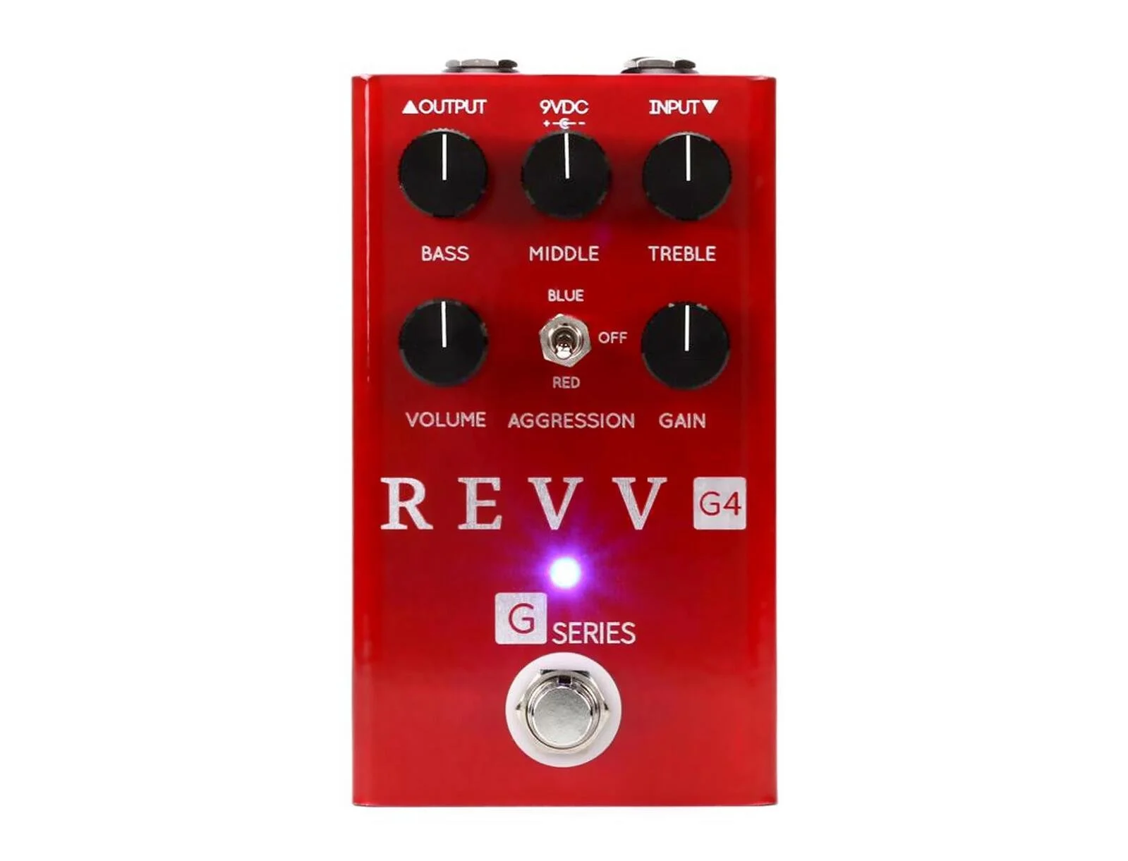 REVV AMPS G4 RED GUITAR PEDAL