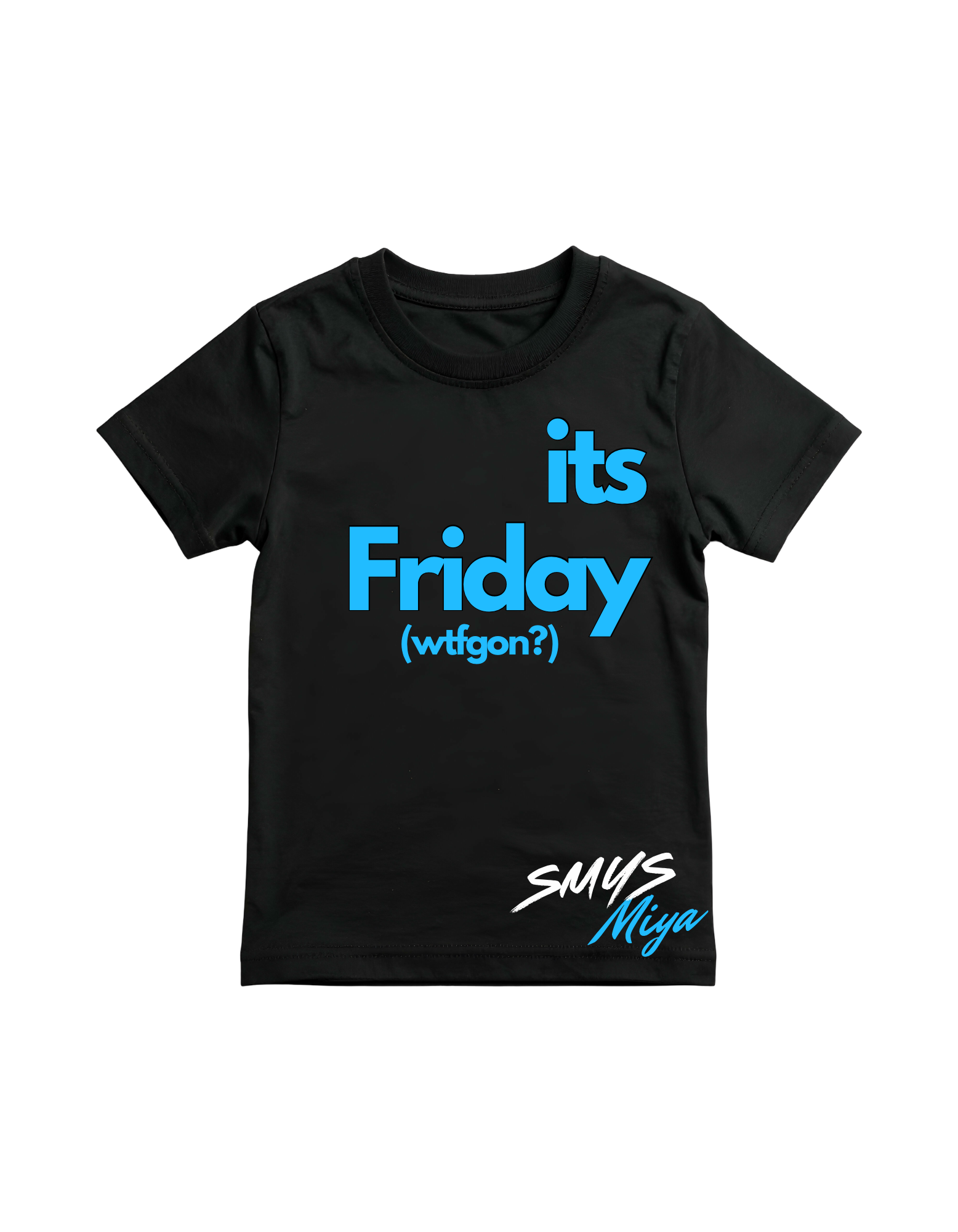 ITS FRIDAY tee (blue)